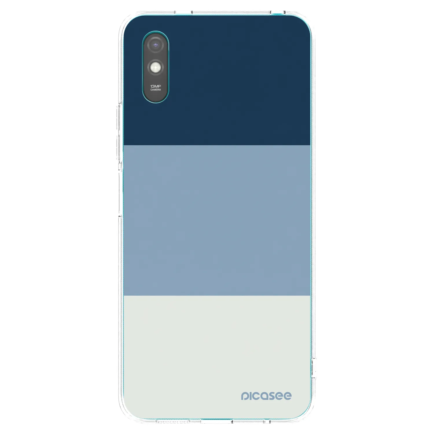 Picasee silikonska prozirna maskica za Xiaomi Redmi 9A - Coastal Blue
