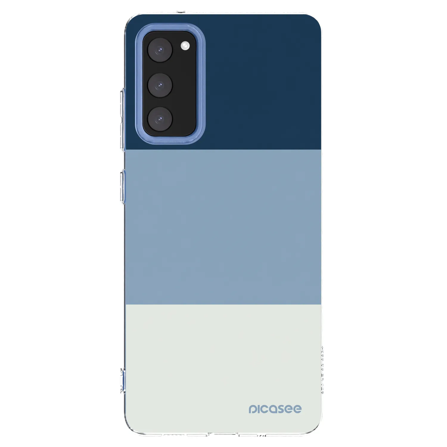 Picasee silikonska prozirna maskica za Samsung Galaxy S20 FE - Coastal Blue
