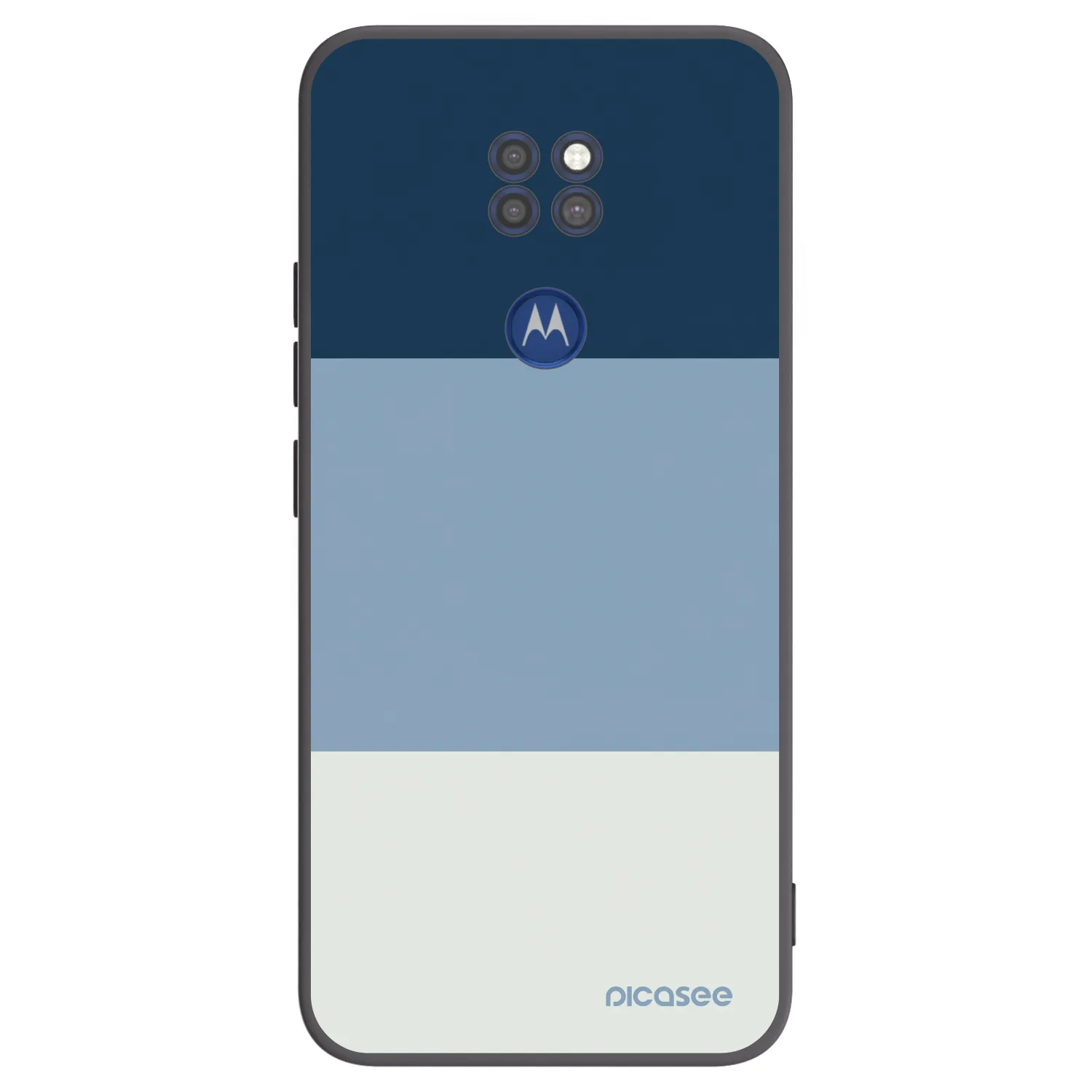 Picasee crna silikonska maskica za Motorola Moto G9 Play - Coastal Blue