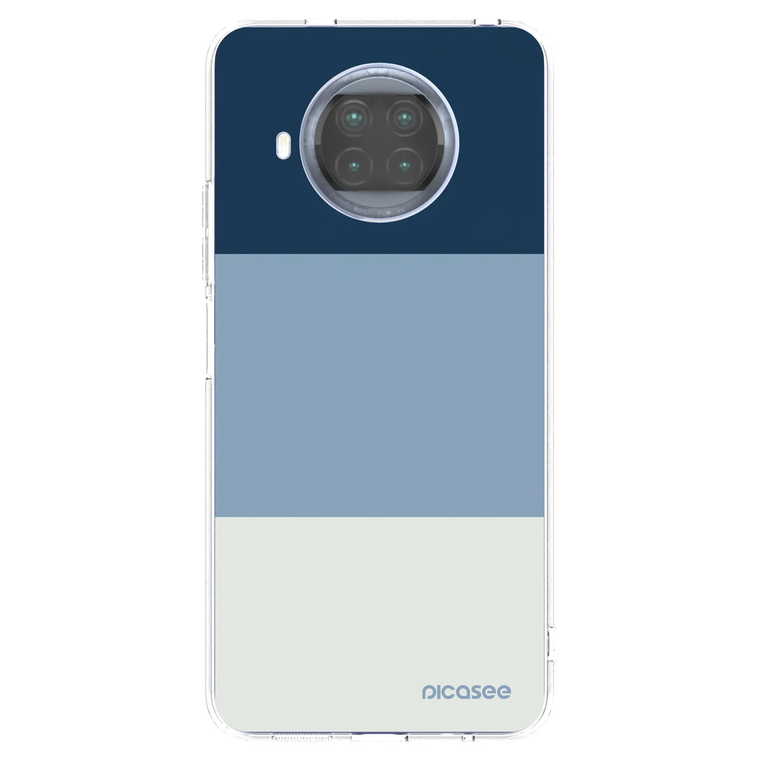 Picasee silikonska prozirna maskica za Xiaomi Mi 10T Lite - Coastal Blue