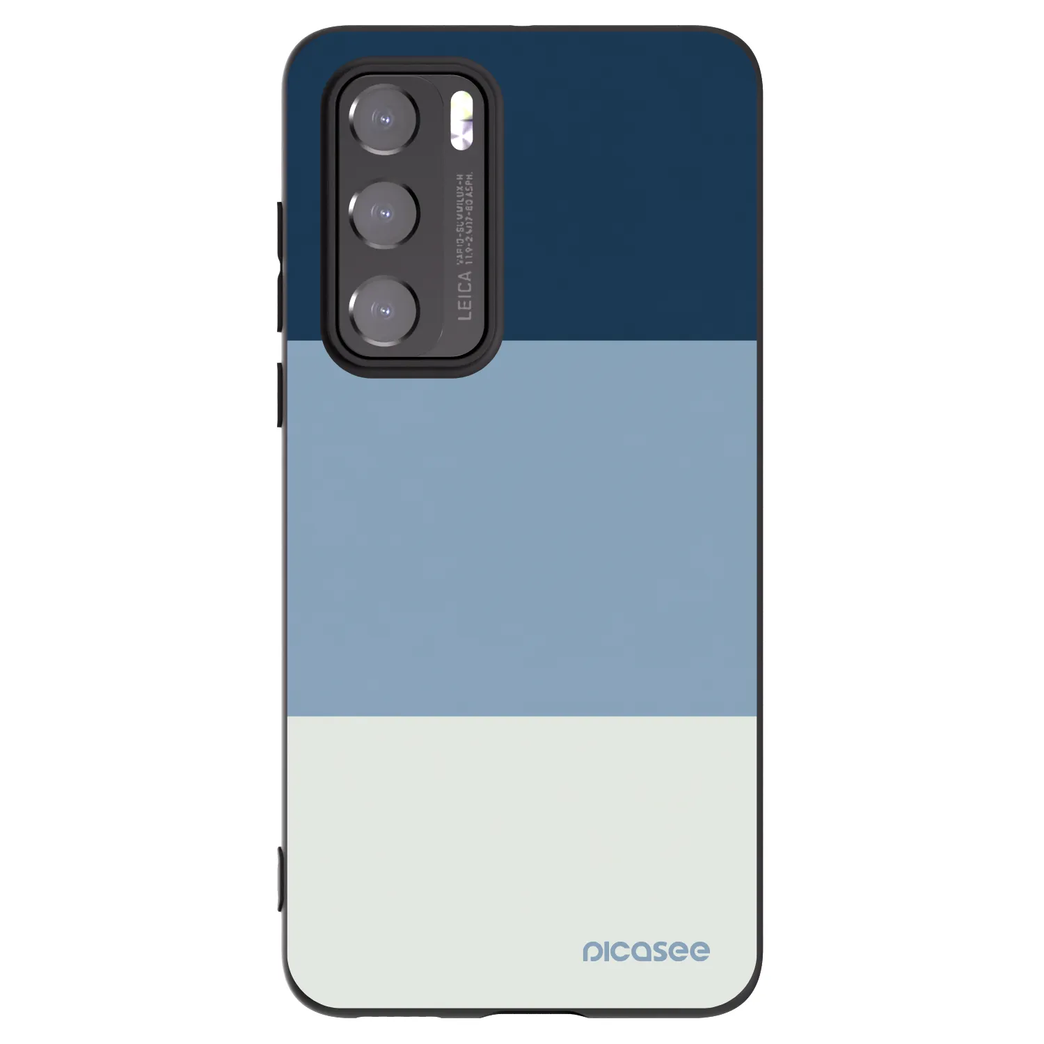 Picasee crna silikonska maskica za Huawei P40 - Coastal Blue
