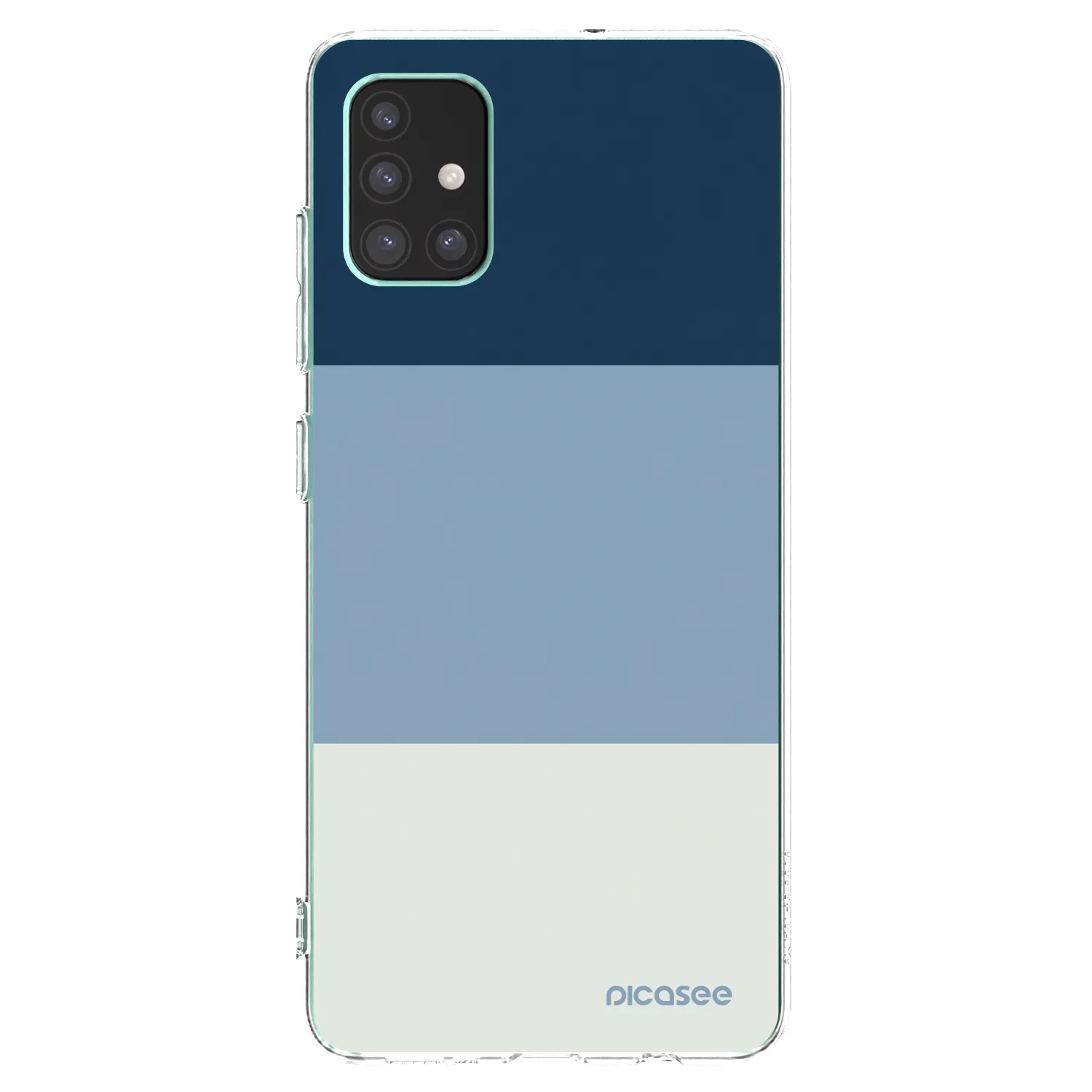 Picasee silikonska prozirna maskica za Samsung Galaxy M51 M515F - Coastal Blue