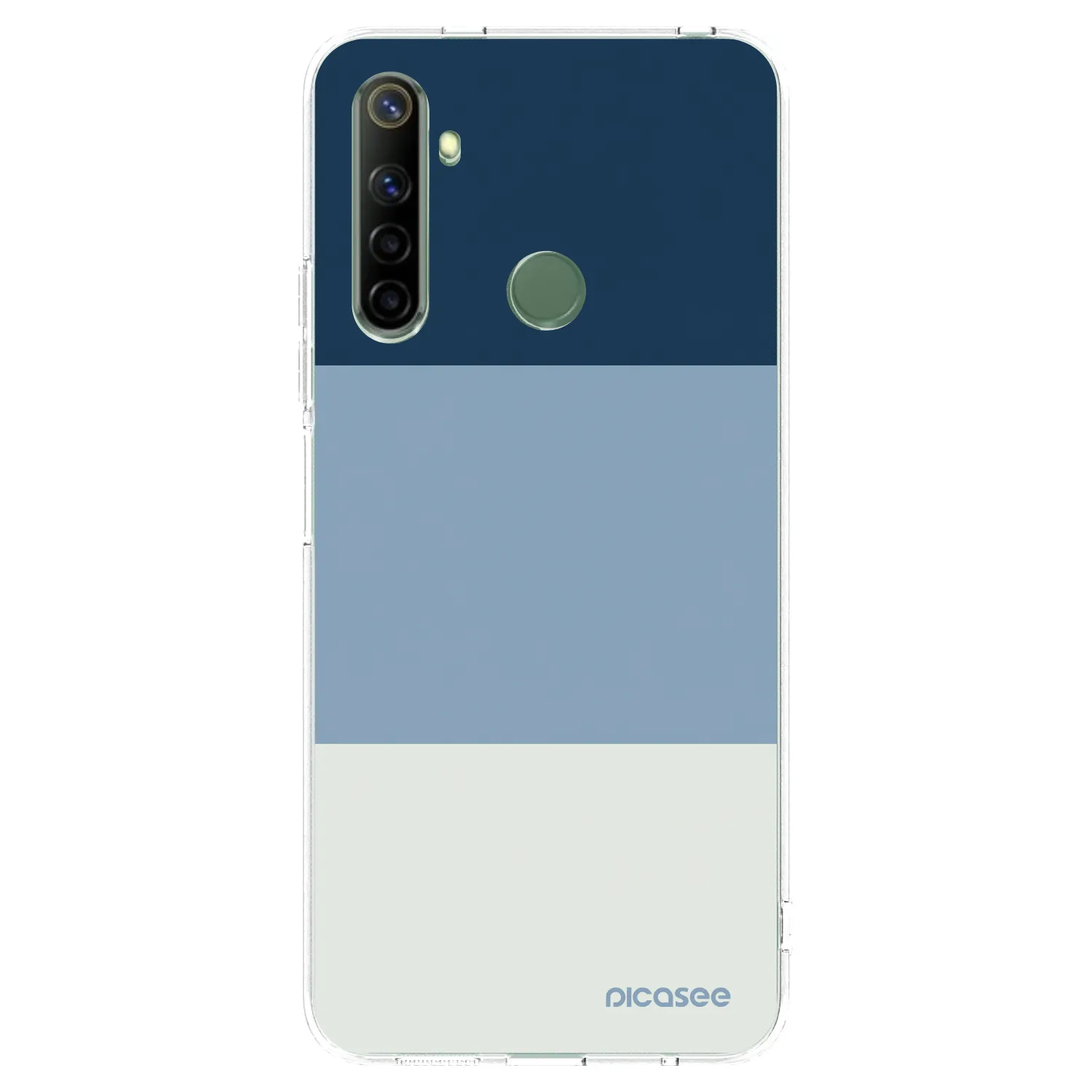 Picasee silikonska prozirna maskica za Realme 6i - Coastal Blue