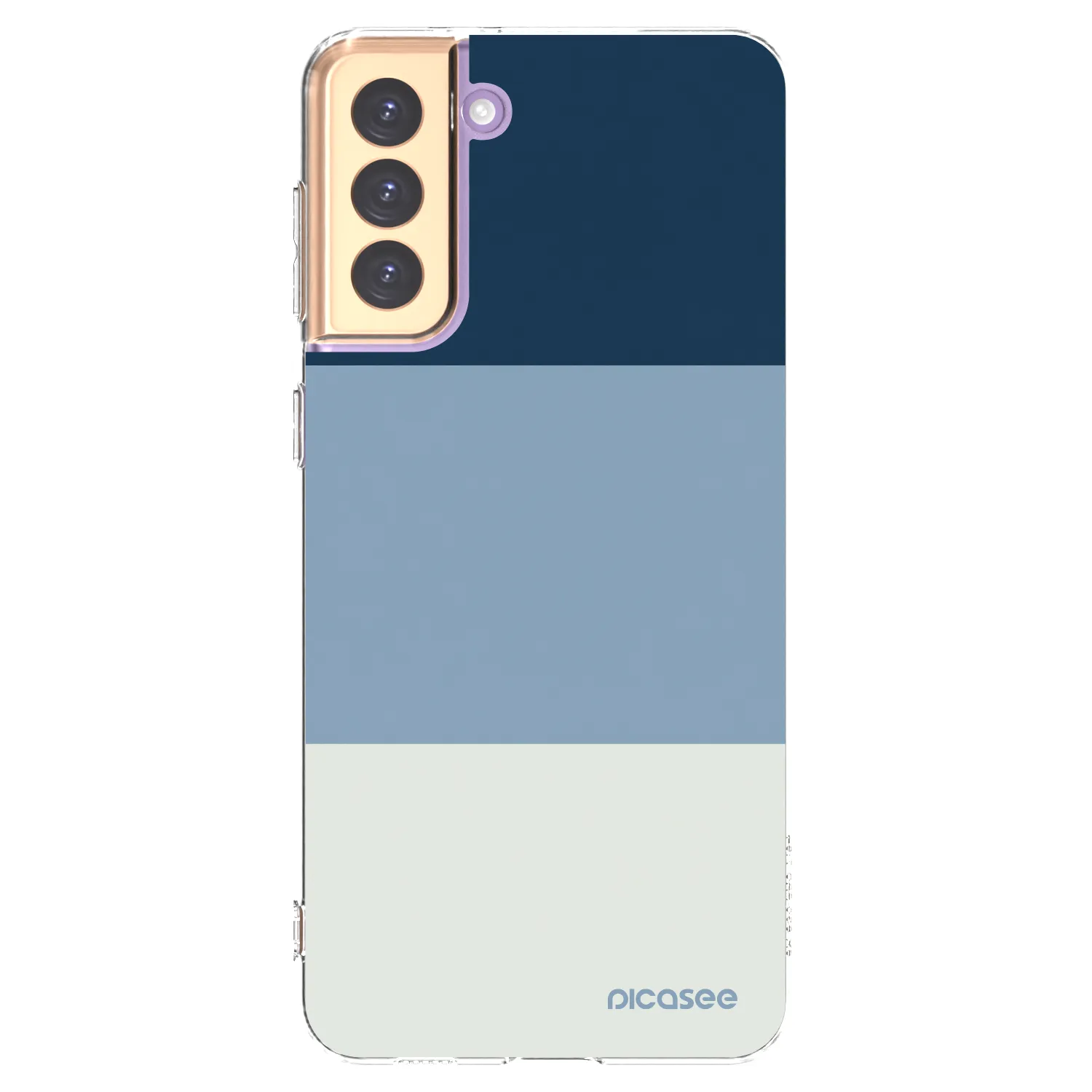 Picasee silikonska prozirna maskica za Samsung Galaxy S21+ 5G G996F - Coastal Blue