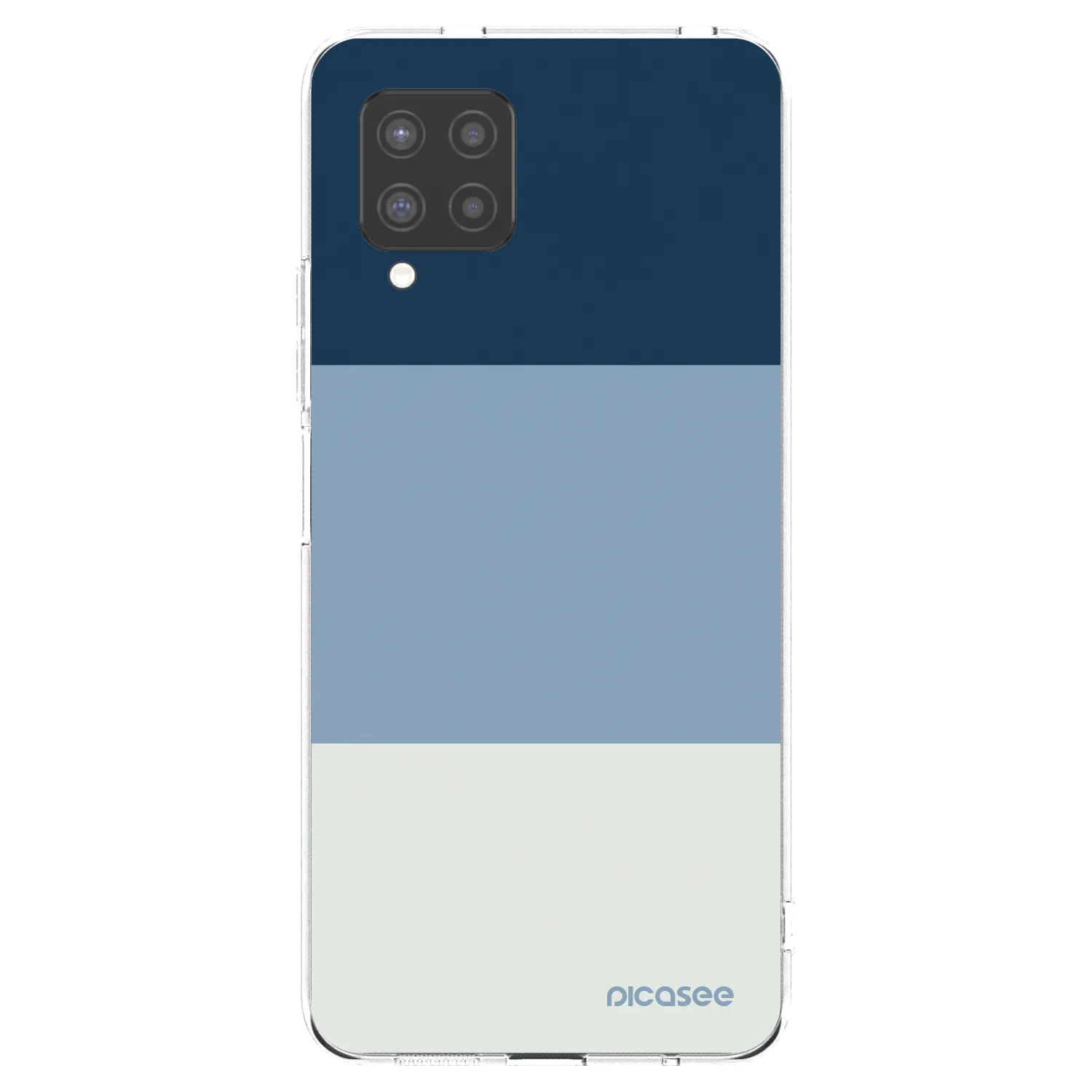 Picasee silikonska prozirna maskica za Samsung Galaxy A42 A426B - Coastal Blue