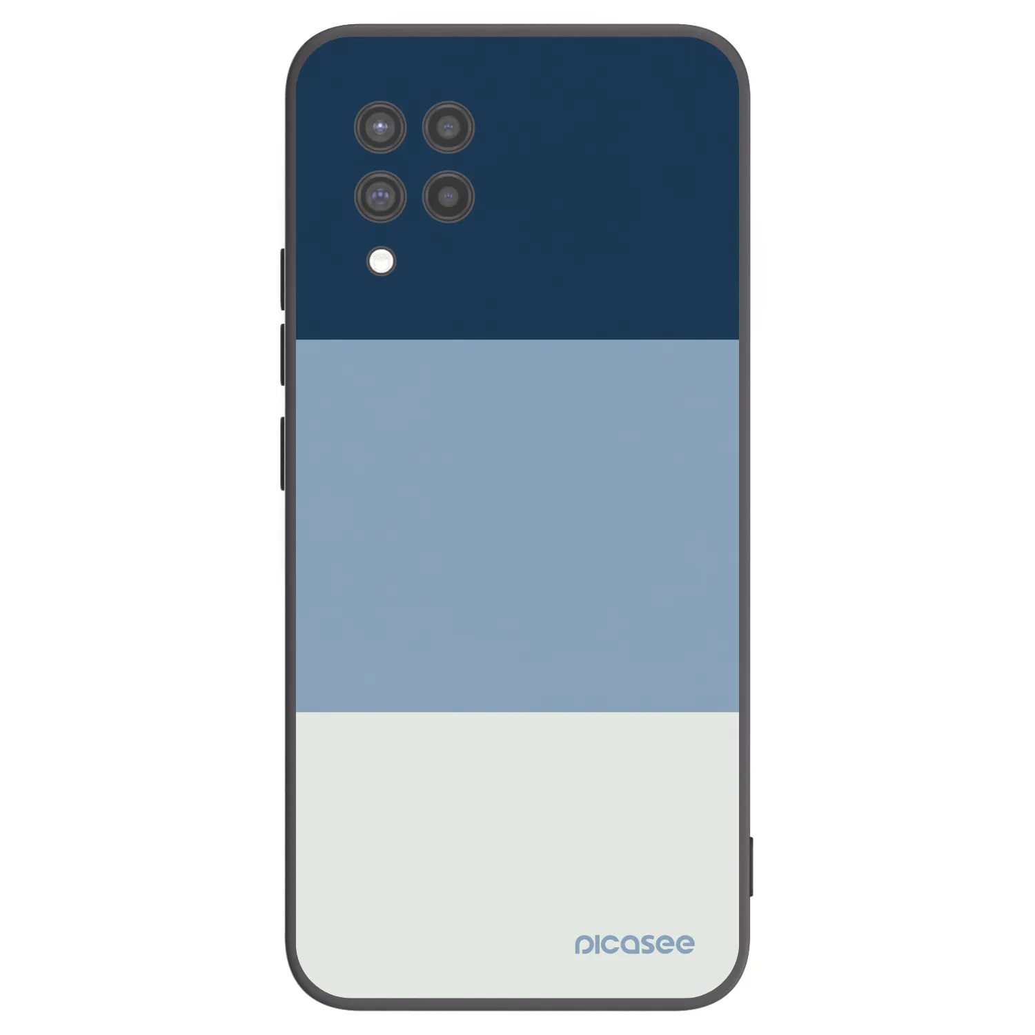 Picasee crna silikonska maskica za Samsung Galaxy A42 A426B - Coastal Blue