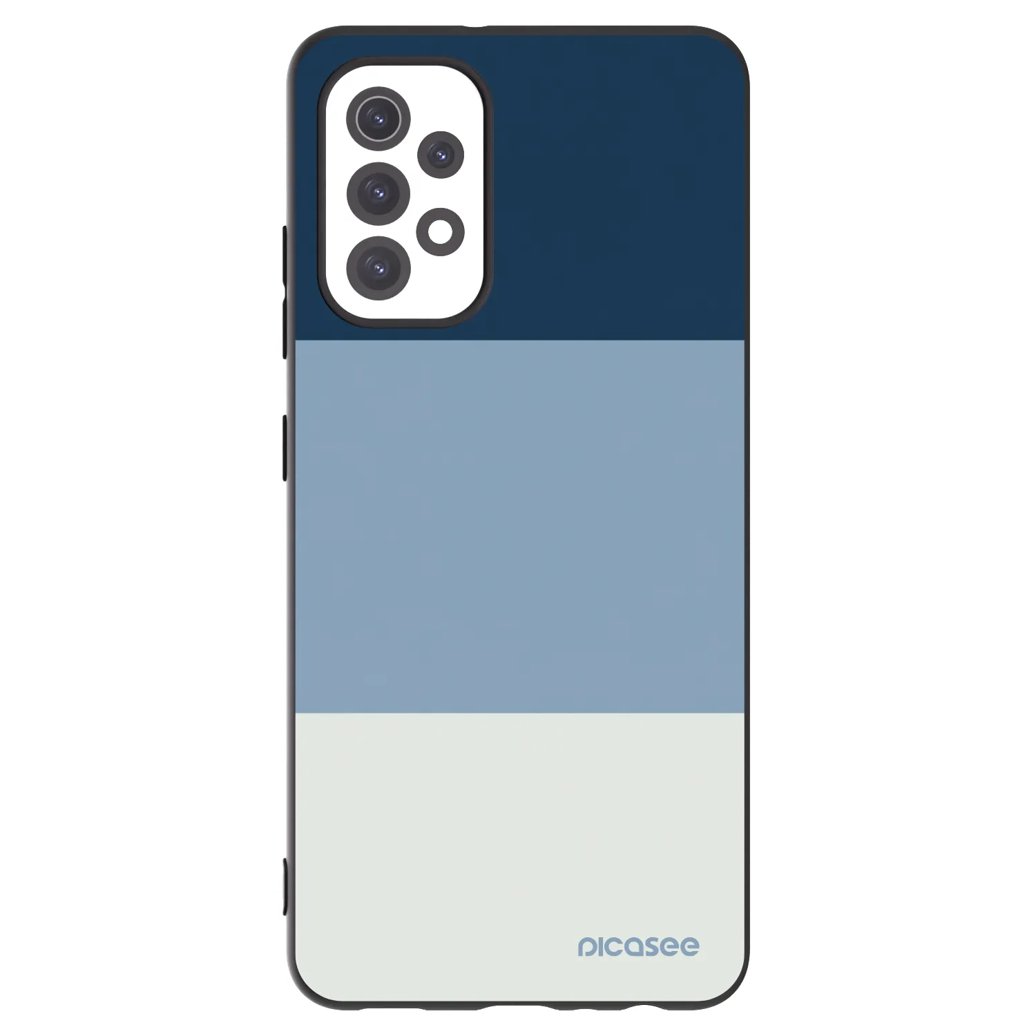 Picasee crna silikonska maskica za Samsung Galaxy A32 5G A326B - Coastal Blue