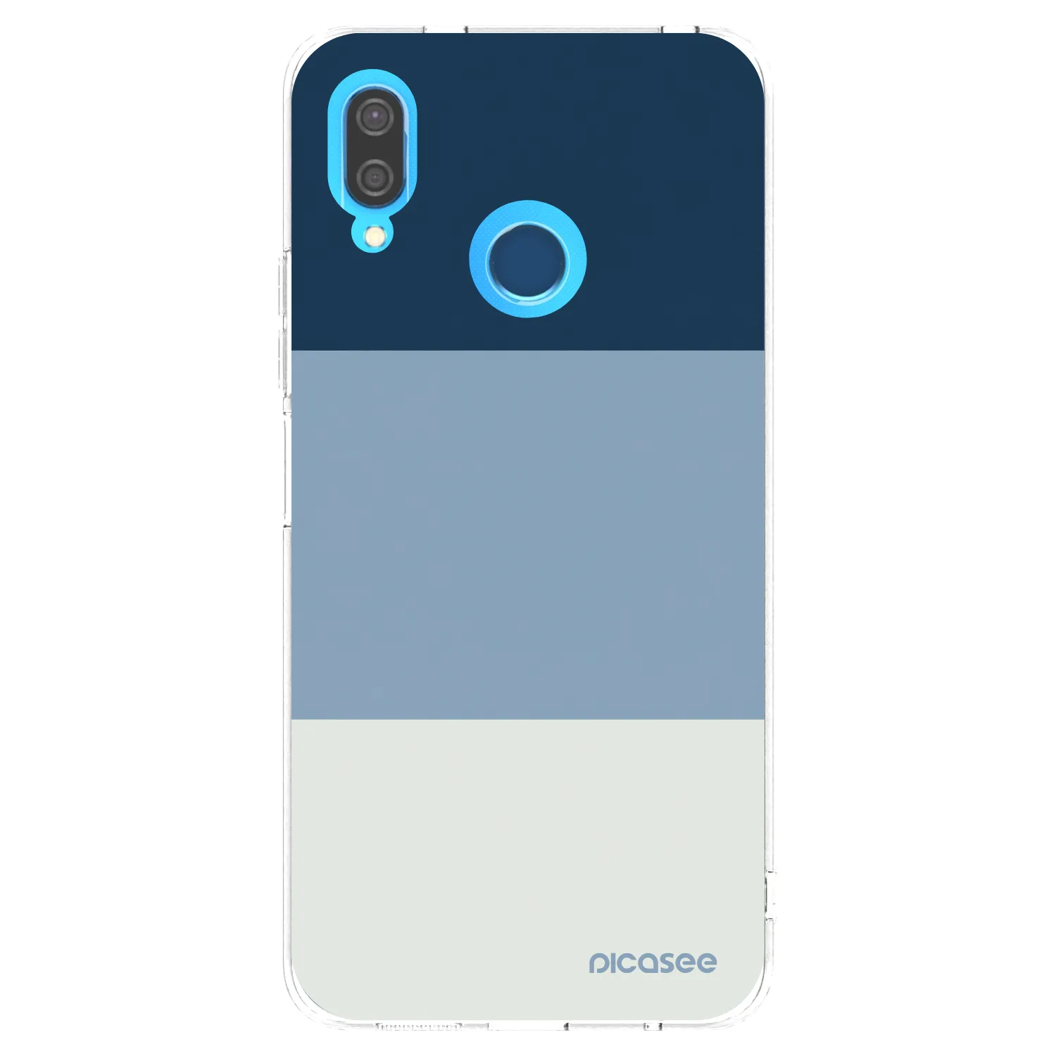 Picasee silikonska prozirna maskica za Huawei P20 Lite - Coastal Blue