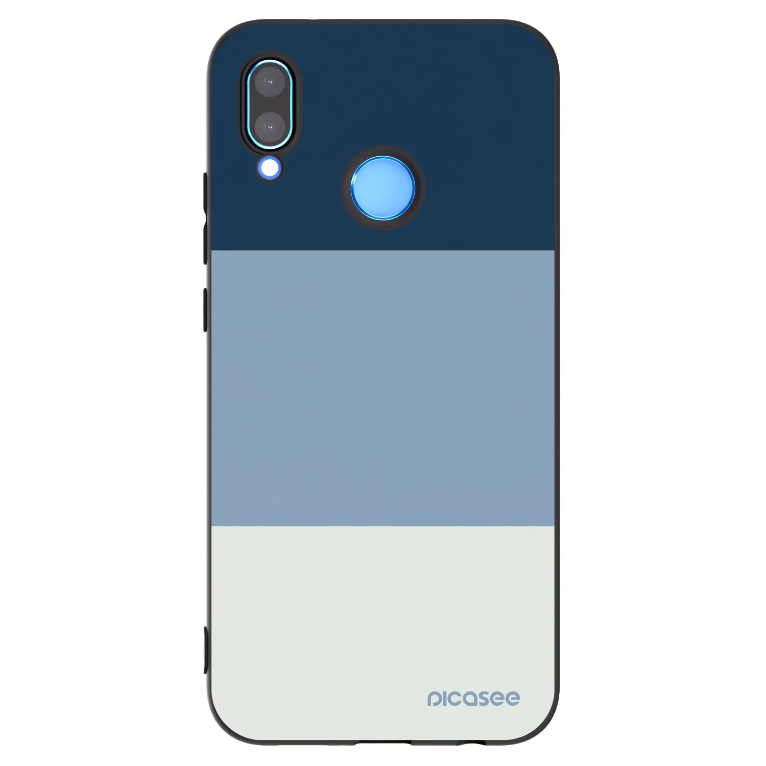 Picasee crna silikonska maskica za Huawei P20 Lite - Coastal Blue