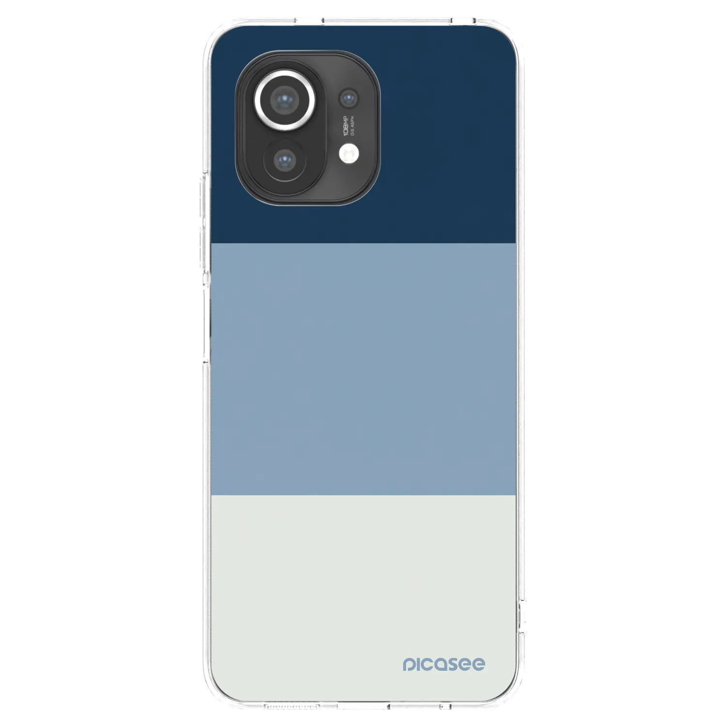 Picasee silikonska prozirna maskica za Xiaomi Mi 11 - Coastal Blue