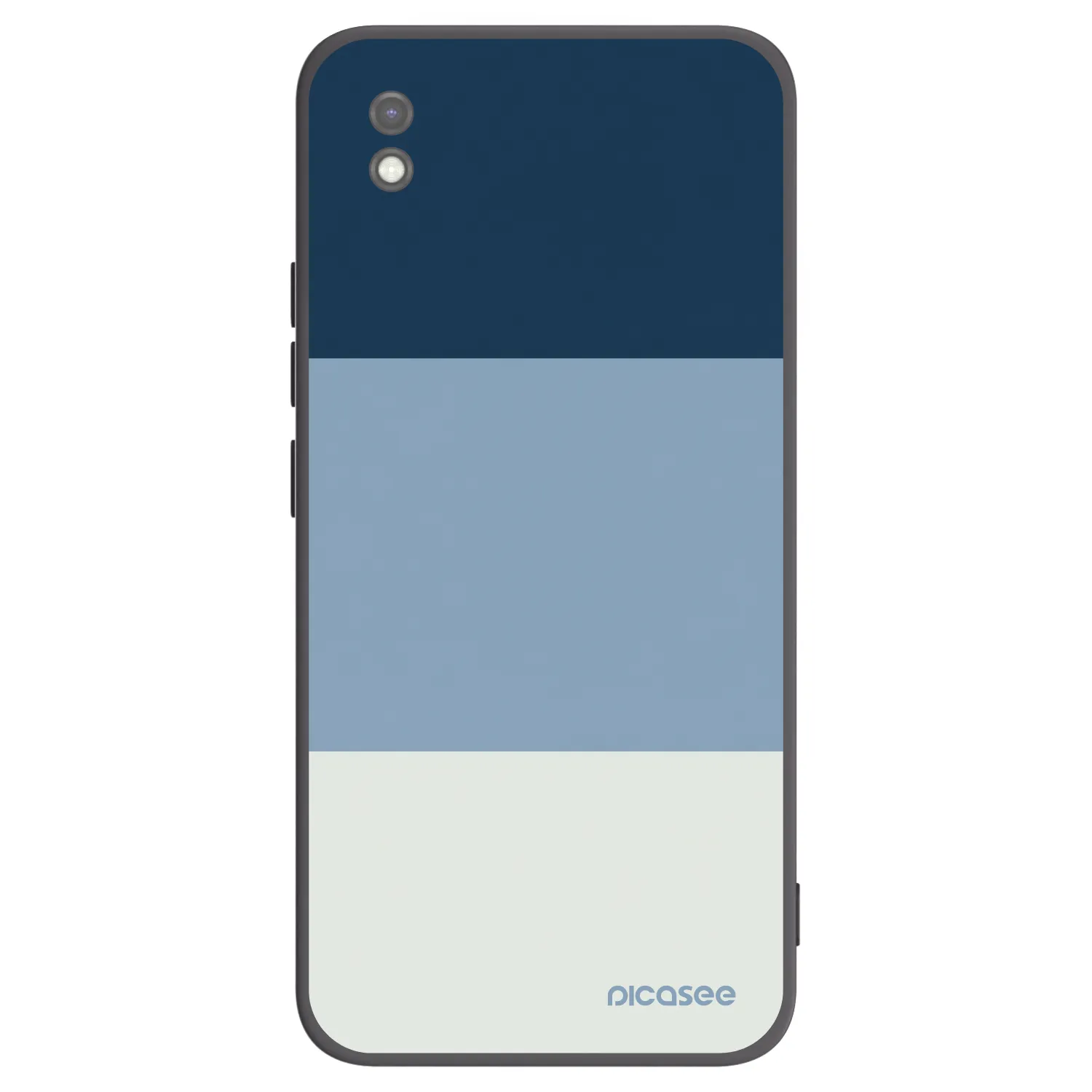 Picasee crna silikonska maskica za Xiaomi Redmi 9AT - Coastal Blue