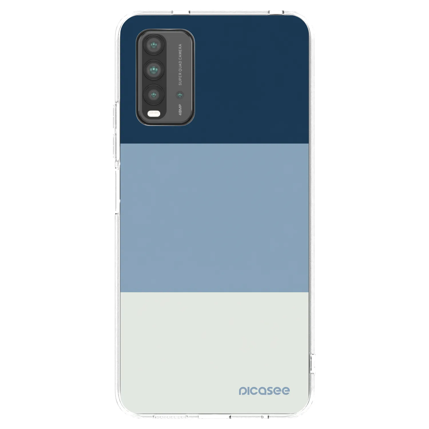 Picasee silikonska prozirna maskica za Xiaomi Redmi 9T - Coastal Blue
