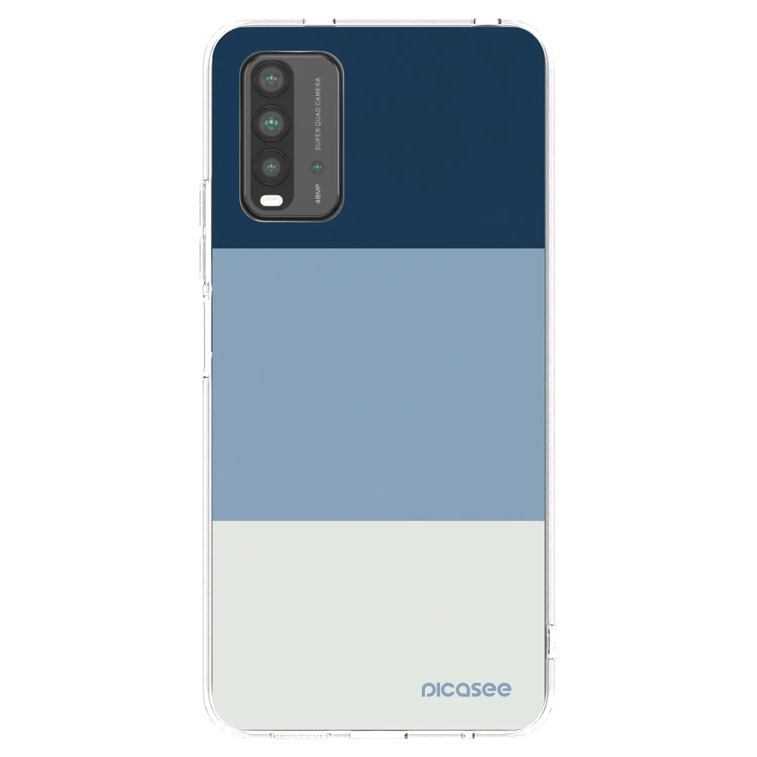 Picasee crna silikonska maskica za Xiaomi Redmi 9T - Coastal Blue