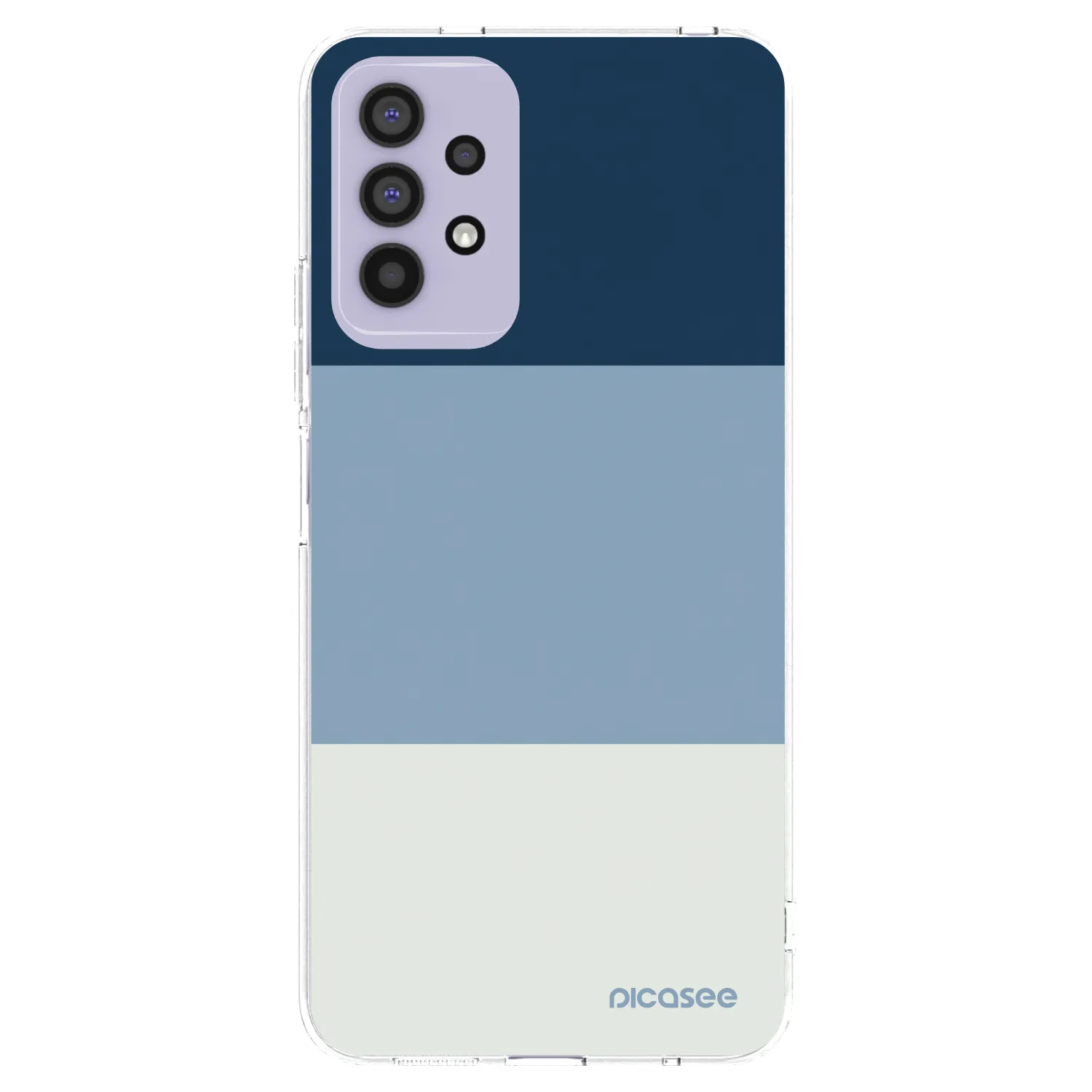 Picasee silikonska prozirna maskica za Samsung Galaxy A32 4G SM-A325F - Coastal Blue