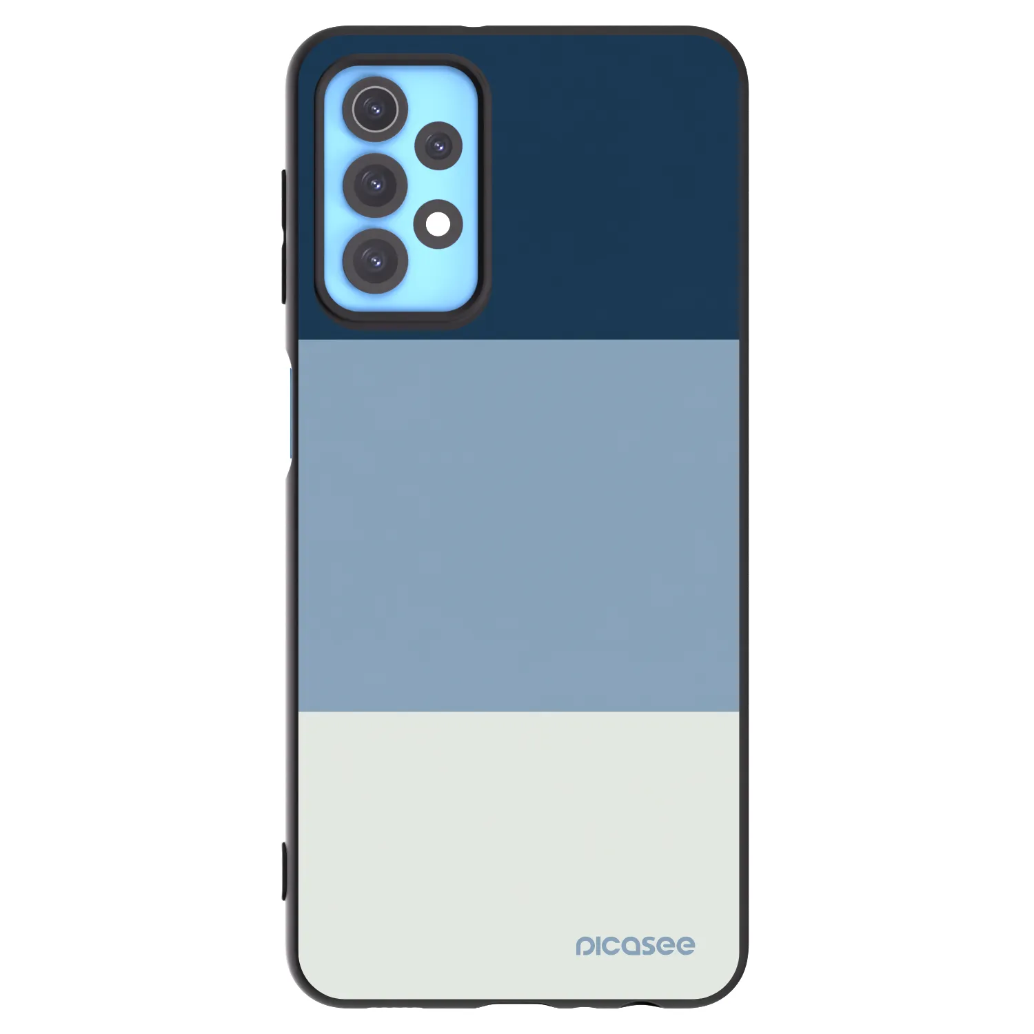 Picasee crna silikonska maskica za Samsung Galaxy A32 4G SM-A325F - Coastal Blue