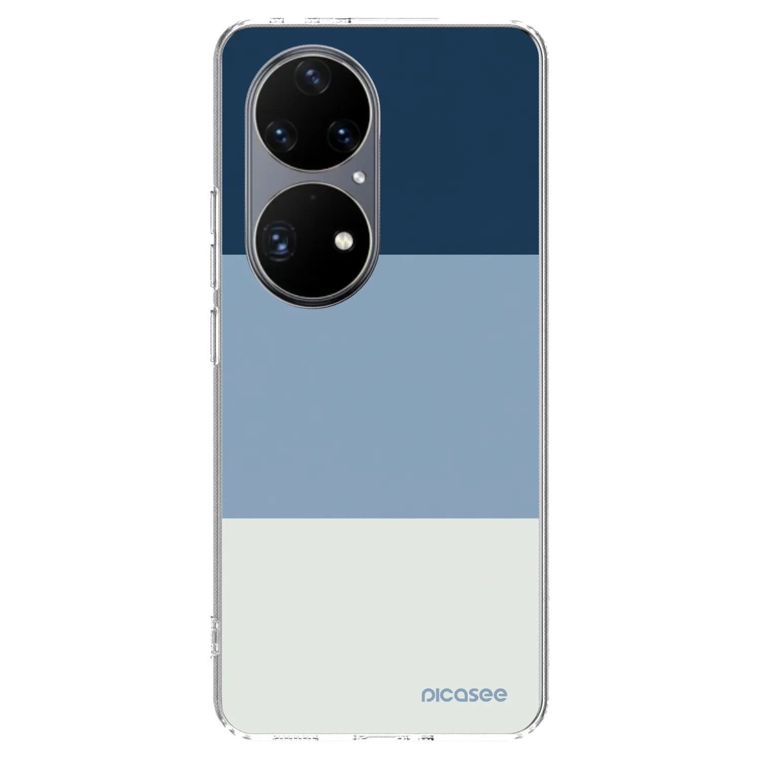 Picasee silikonska prozirna maskica za Huawei P50 - Coastal Blue