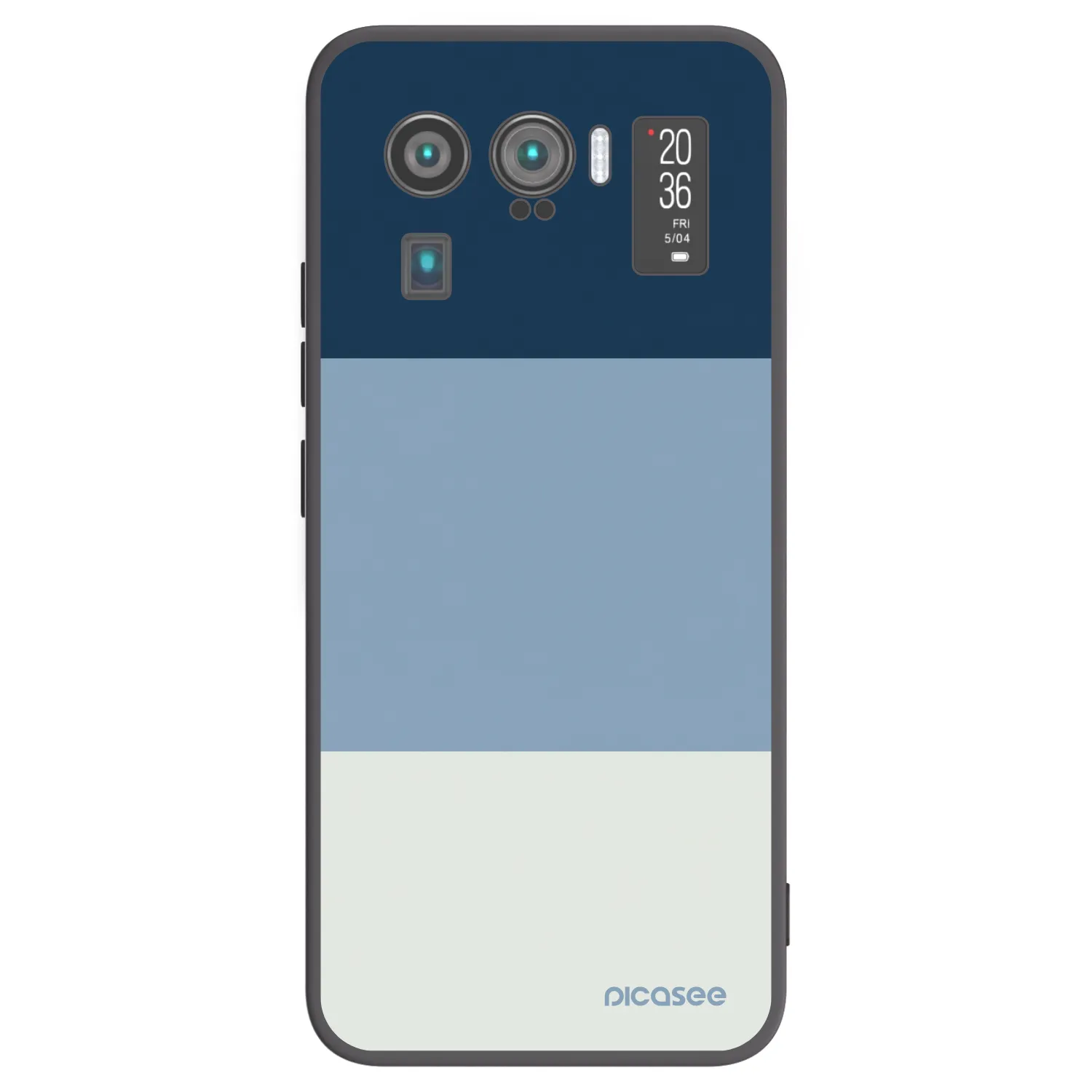 Picasee crna silikonska maskica za Xiaomi Mi 11 Ultra - Coastal Blue