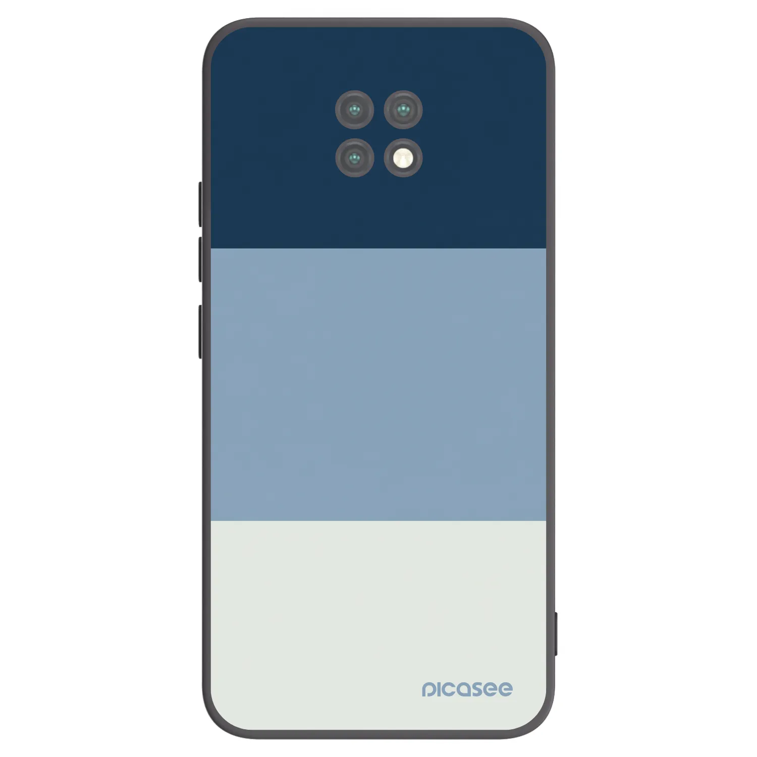 Picasee crna silikonska maskica za Xiaomi Redmi Note 9T - Coastal Blue