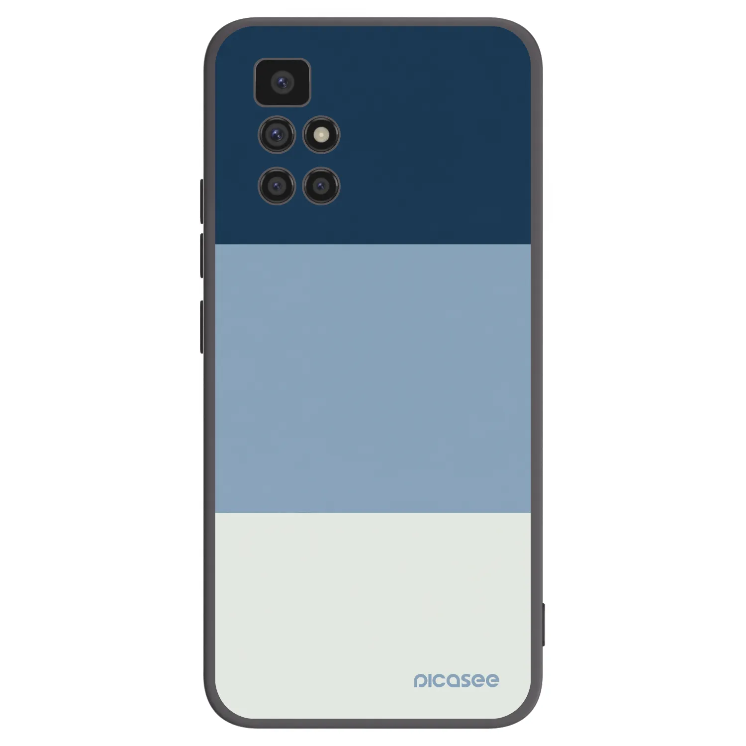 Picasee crna silikonska maskica za Xiaomi Redmi 10 - Coastal Blue