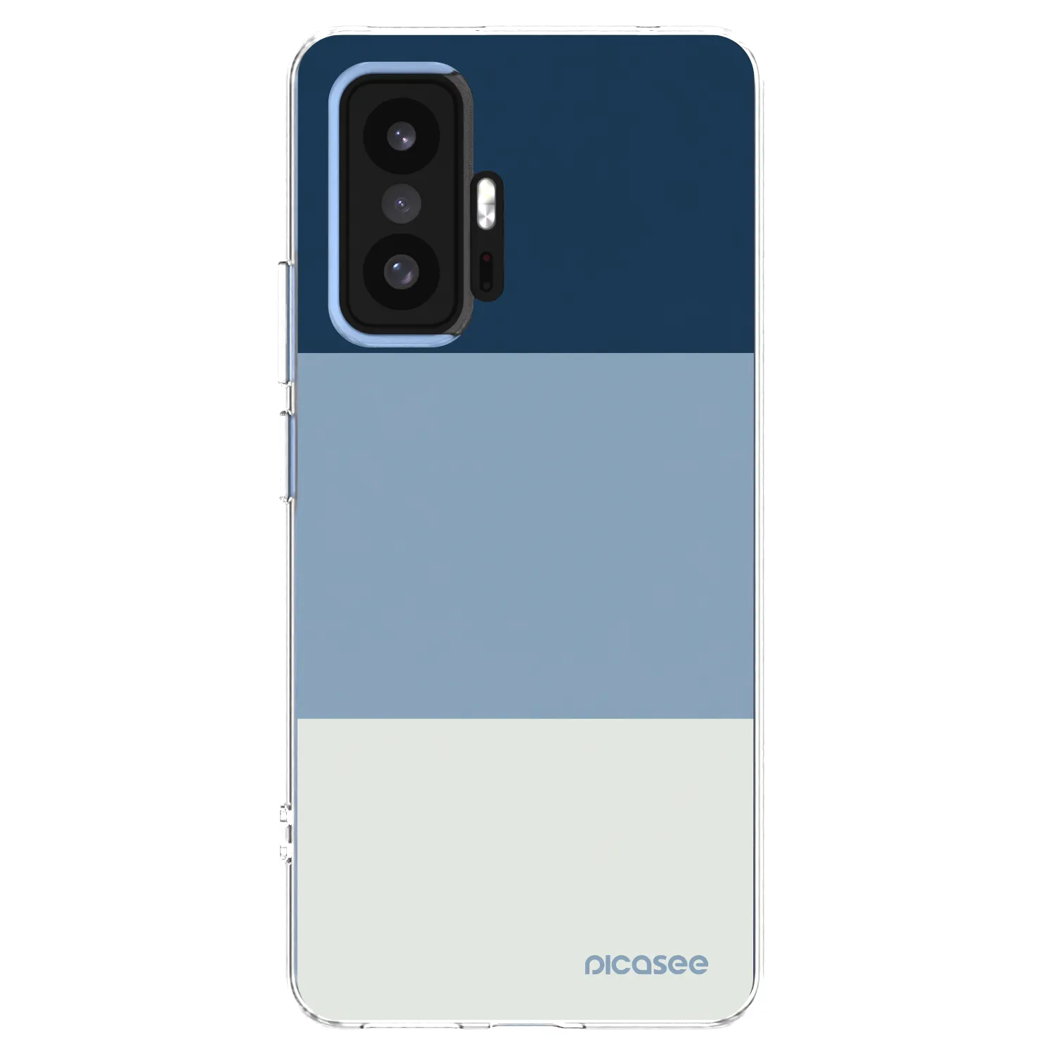 Picasee silikonska prozirna maskica za Xiaomi 11T - Coastal Blue