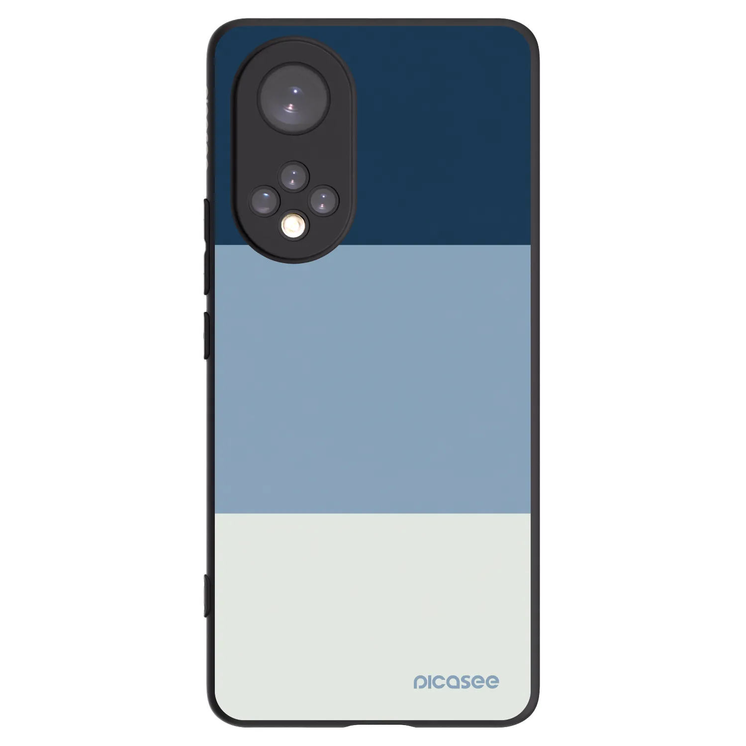 Picasee crna silikonska maskica za Honor 50 5G - Coastal Blue