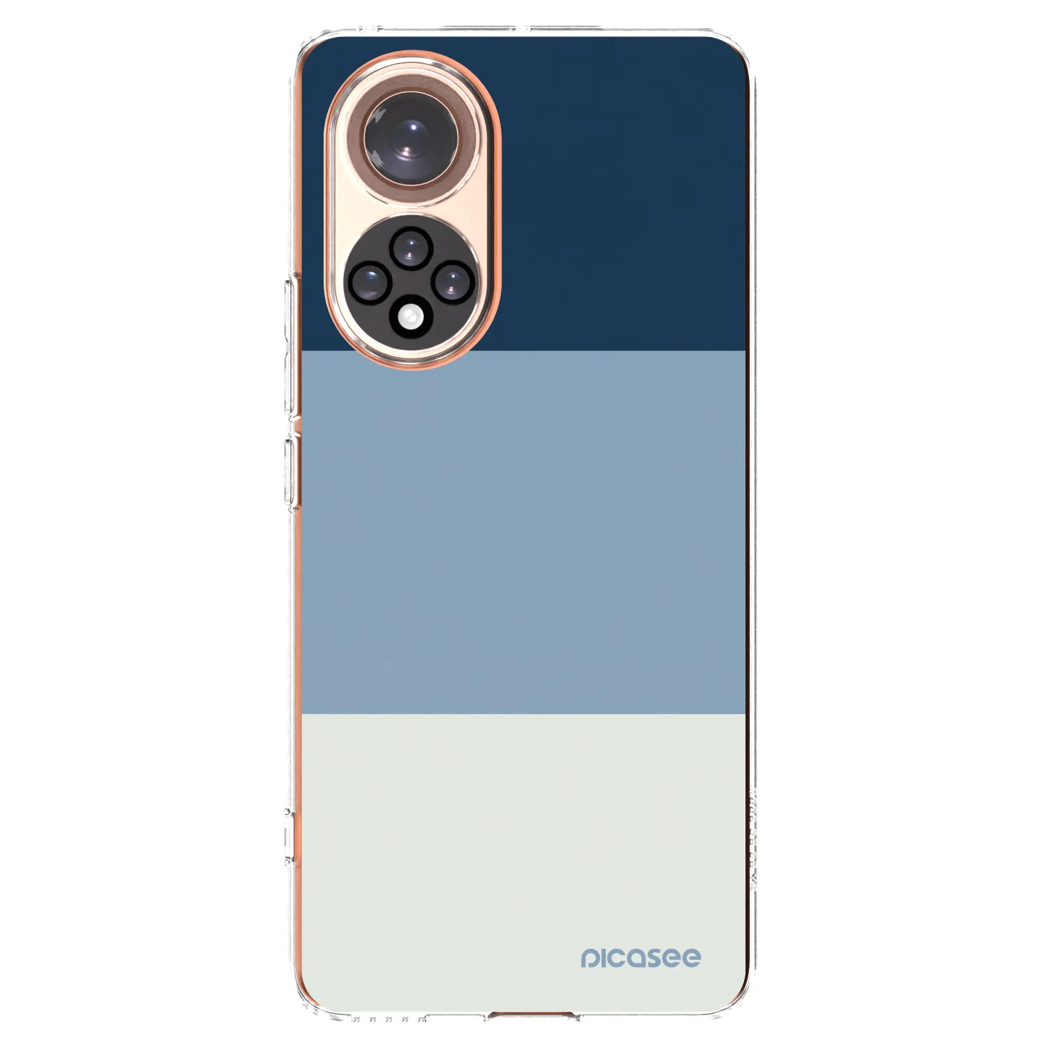 Picasee silikonska prozirna maskica za Honor 50 5G - Coastal Blue