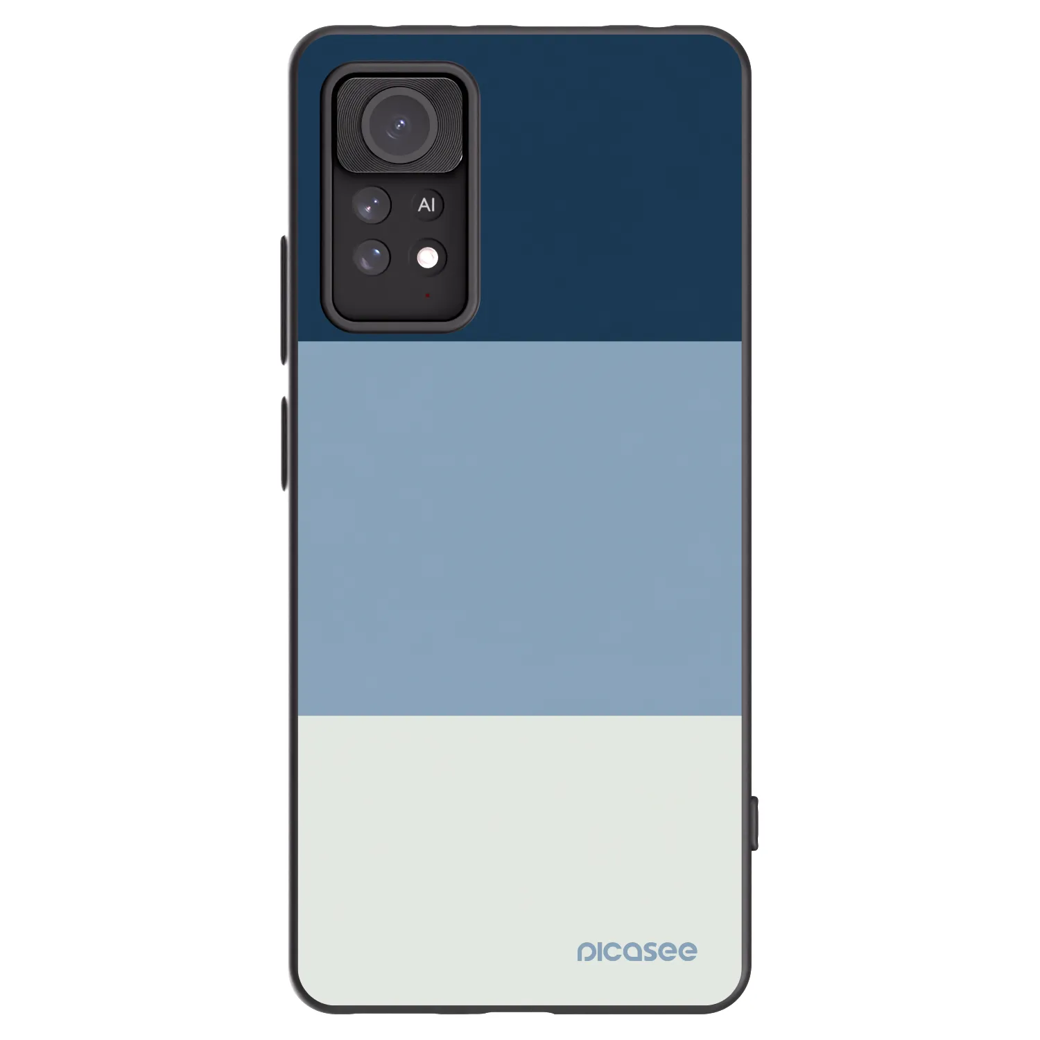 Picasee crna silikonska maskica za Xiaomi Redmi Note 11 Pro 5G - Coastal Blue