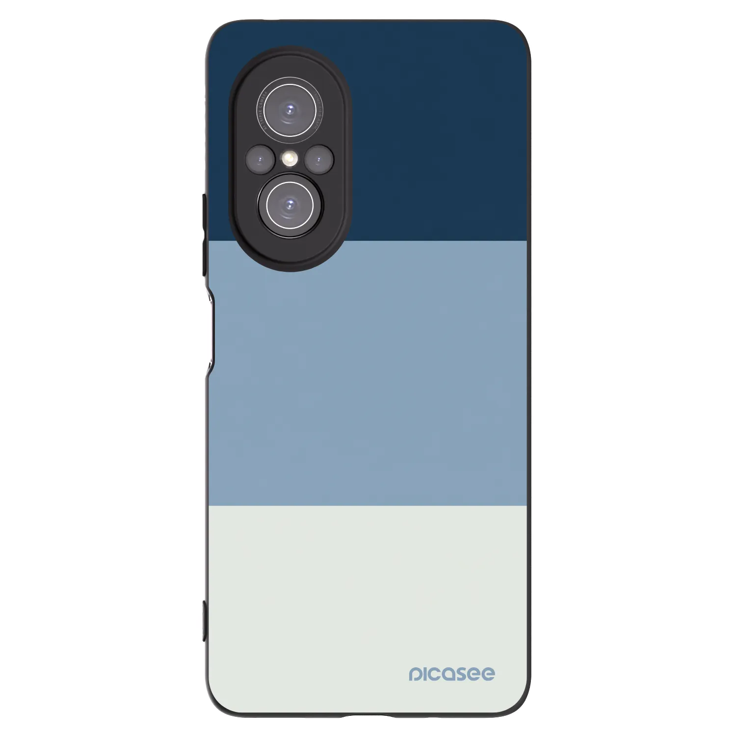Picasee crna silikonska maskica za Huawei Nova 9 SE - Coastal Blue