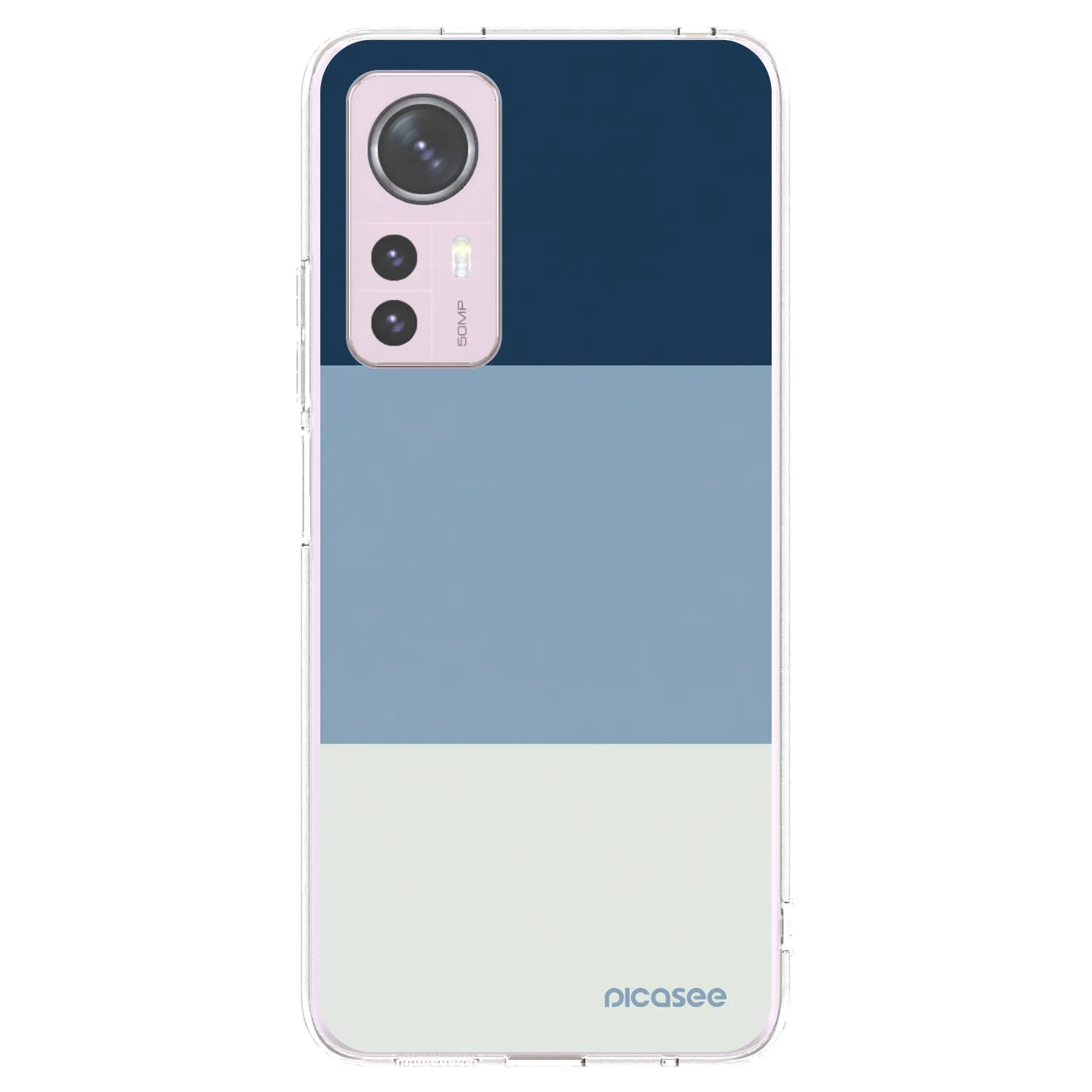 Picasee silikonska prozirna maskica za Xiaomi 12 - Coastal Blue