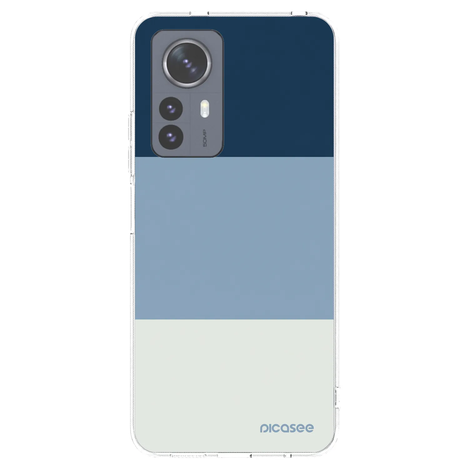 Picasee silikonska prozirna maskica za Xiaomi 12 Pro - Coastal Blue