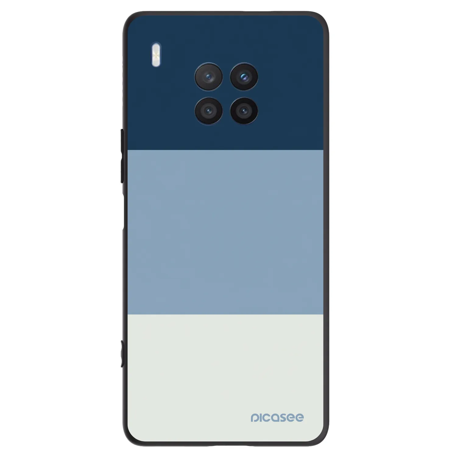 Picasee crna silikonska maskica za Honor 50 Lite - Coastal Blue