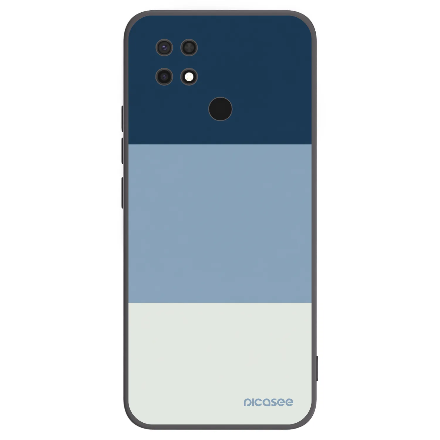 Picasee crna silikonska maskica za Xiaomi Redmi 10C - Coastal Blue
