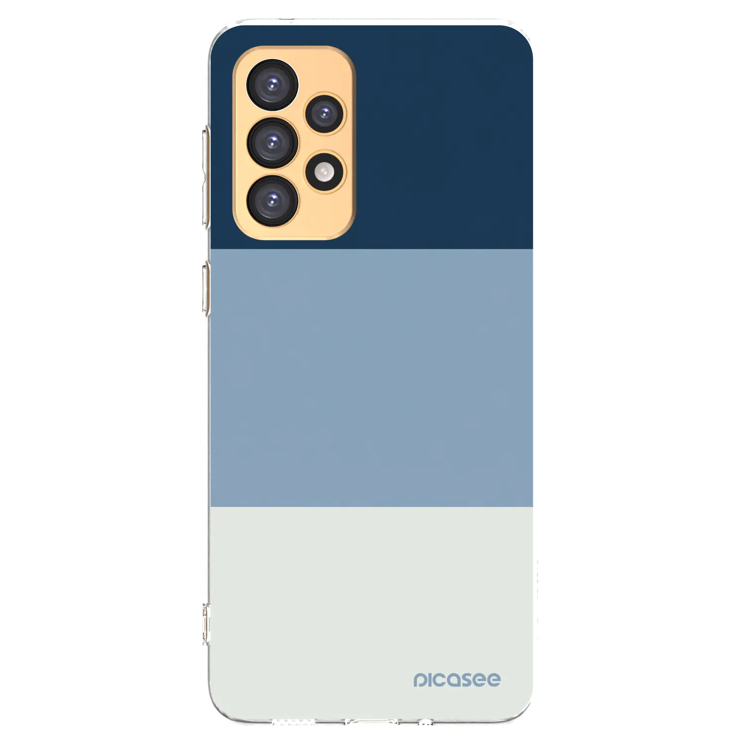 Picasee silikonska prozirna maskica za Samsung Galaxy A33 5G A336 - Coastal Blue