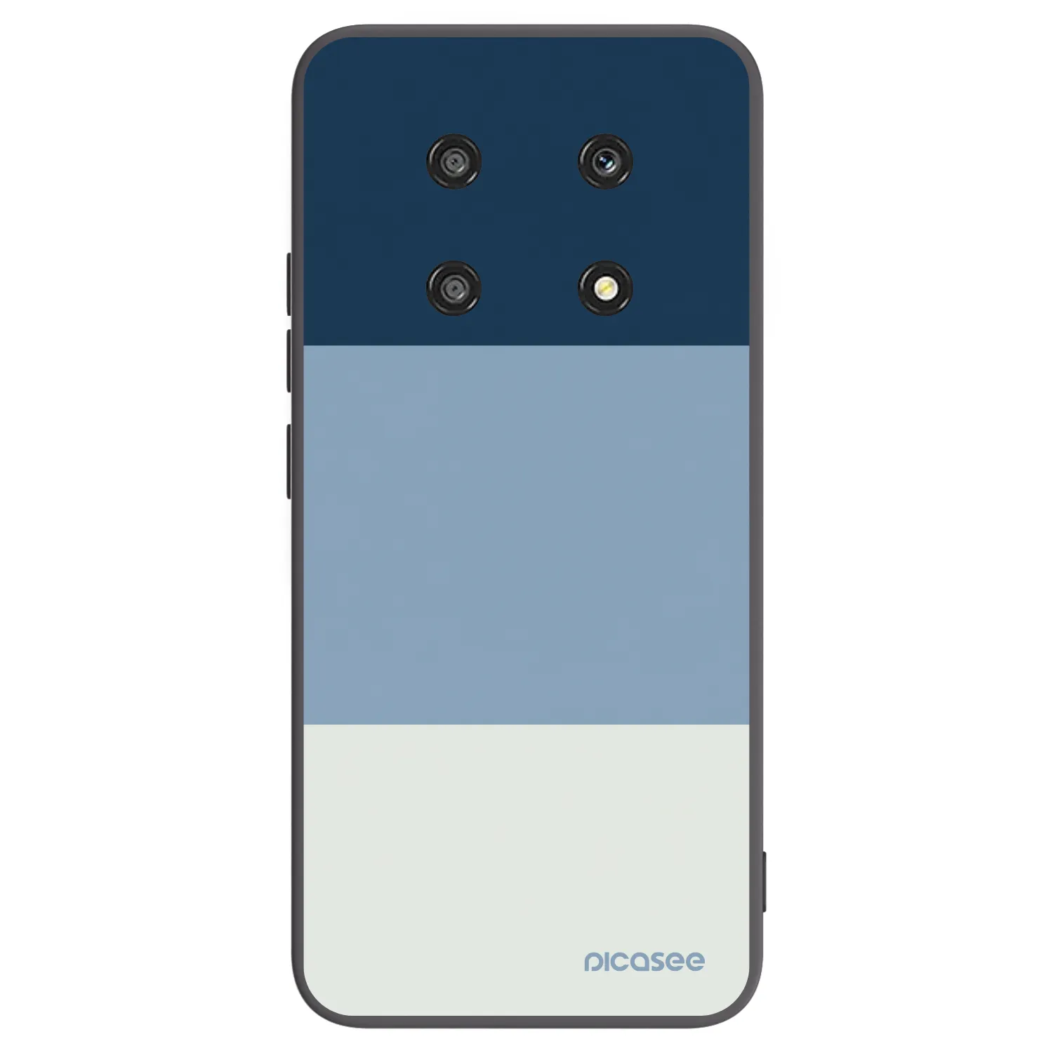 Picasee crna silikonska maskica za Honor Magic4 Lite 5G - Coastal Blue