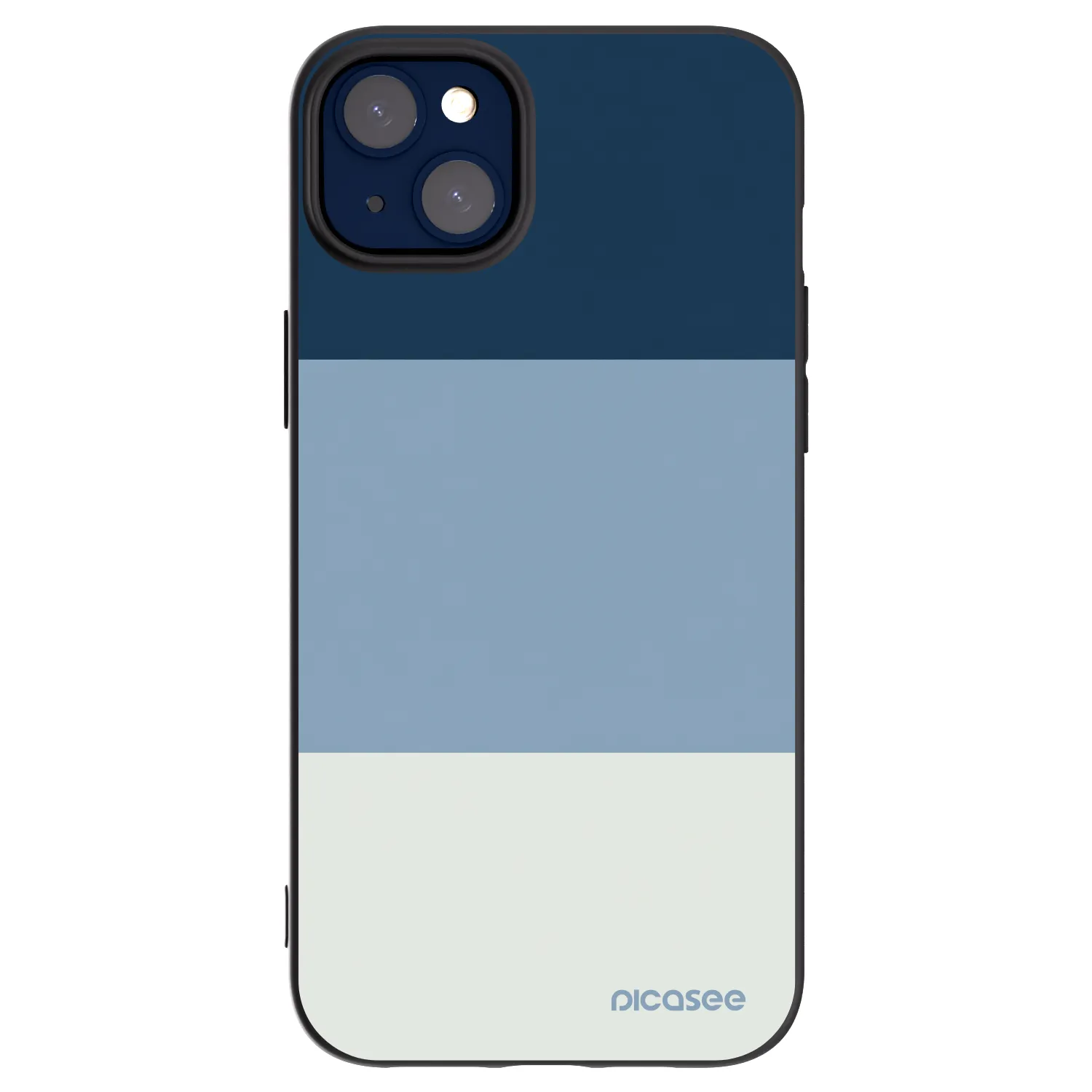 Picasee crna silikonska maskica za Apple iPhone 14 Plus - Coastal Blue