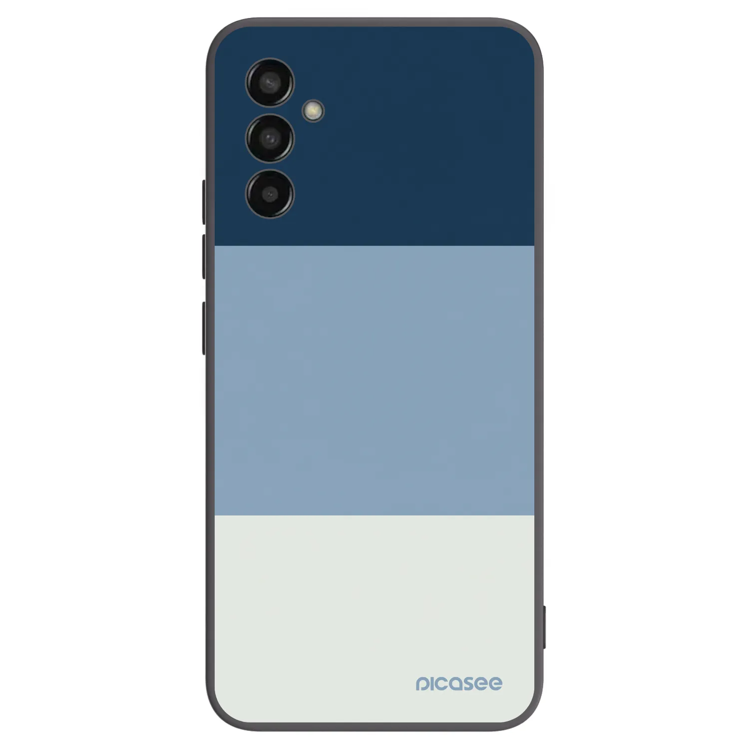 Picasee crna silikonska maskica za Samsung Galaxy M13 M135F - Coastal Blue