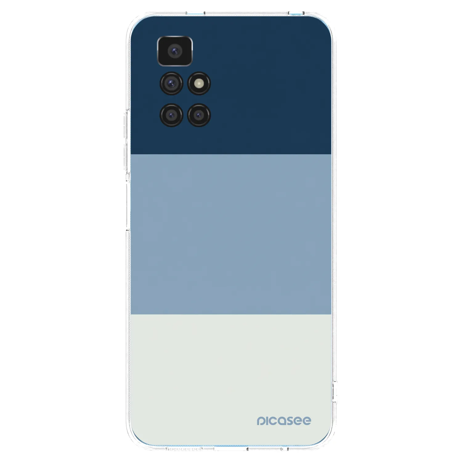 Picasee silikonska prozirna maskica za Xiaomi Redmi 10 (2022) - Coastal Blue