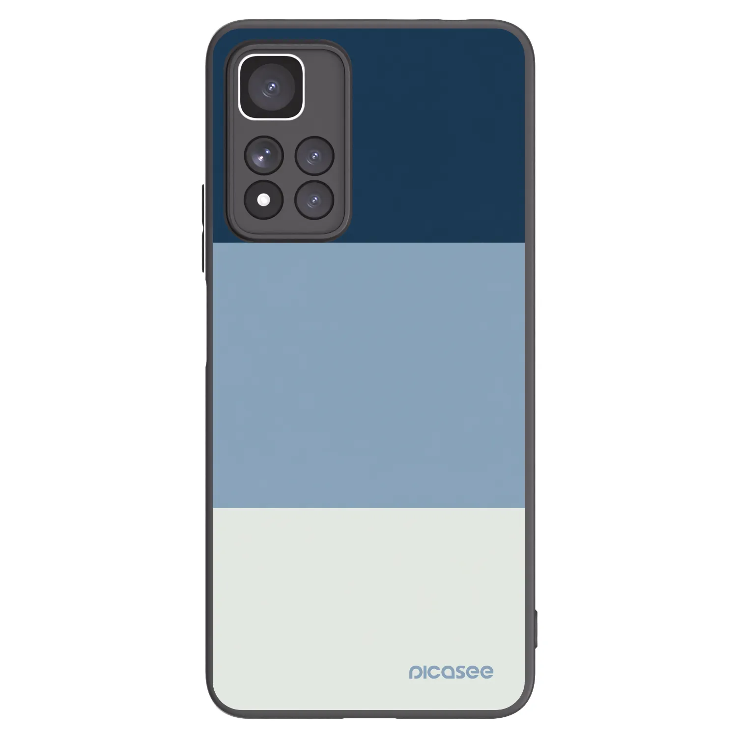Picasee crna silikonska maskica za Xiaomi Redmi Note 11 Pro+ 5G - Coastal Blue