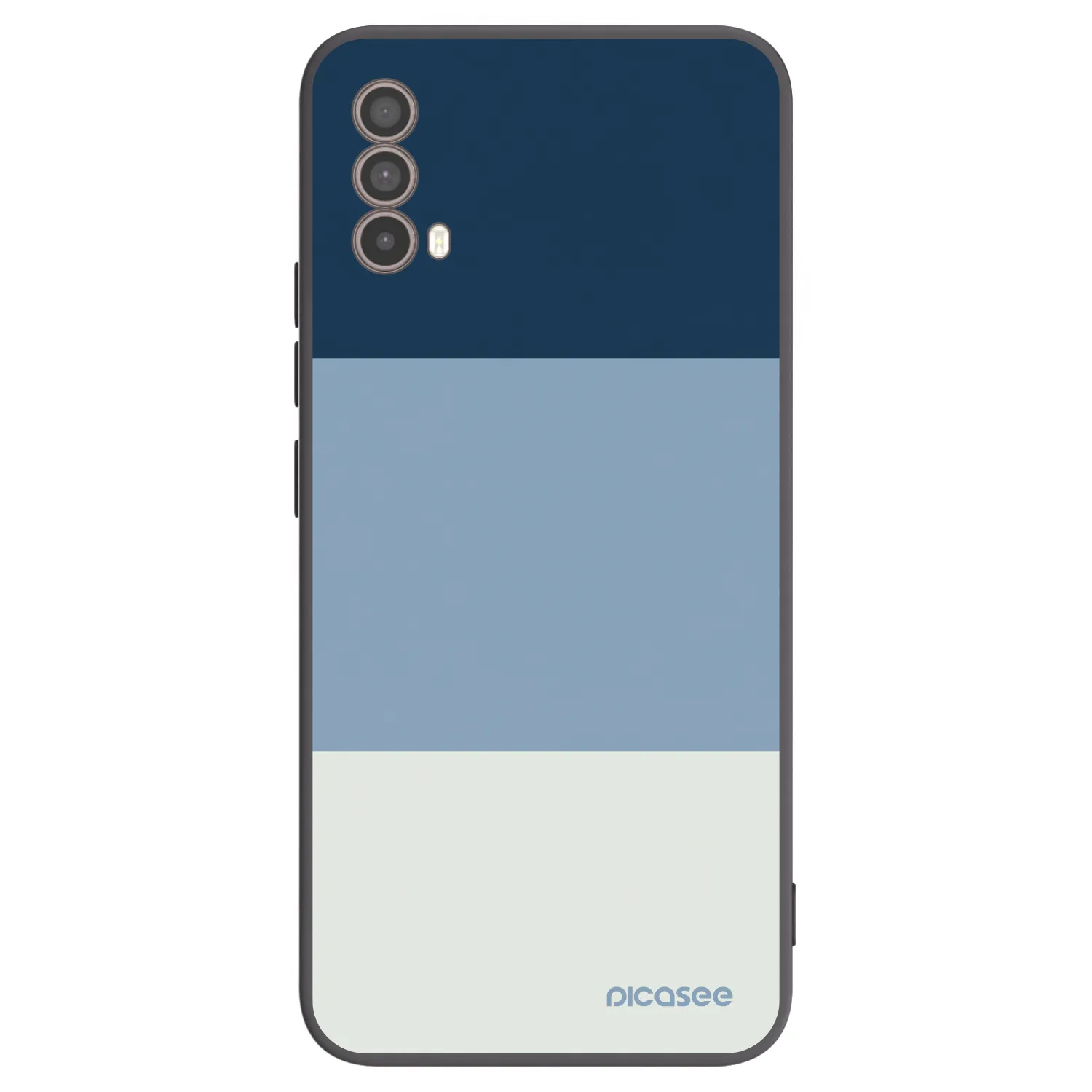 Picasee crna silikonska maskica za Motorola Moto E40 - Coastal Blue