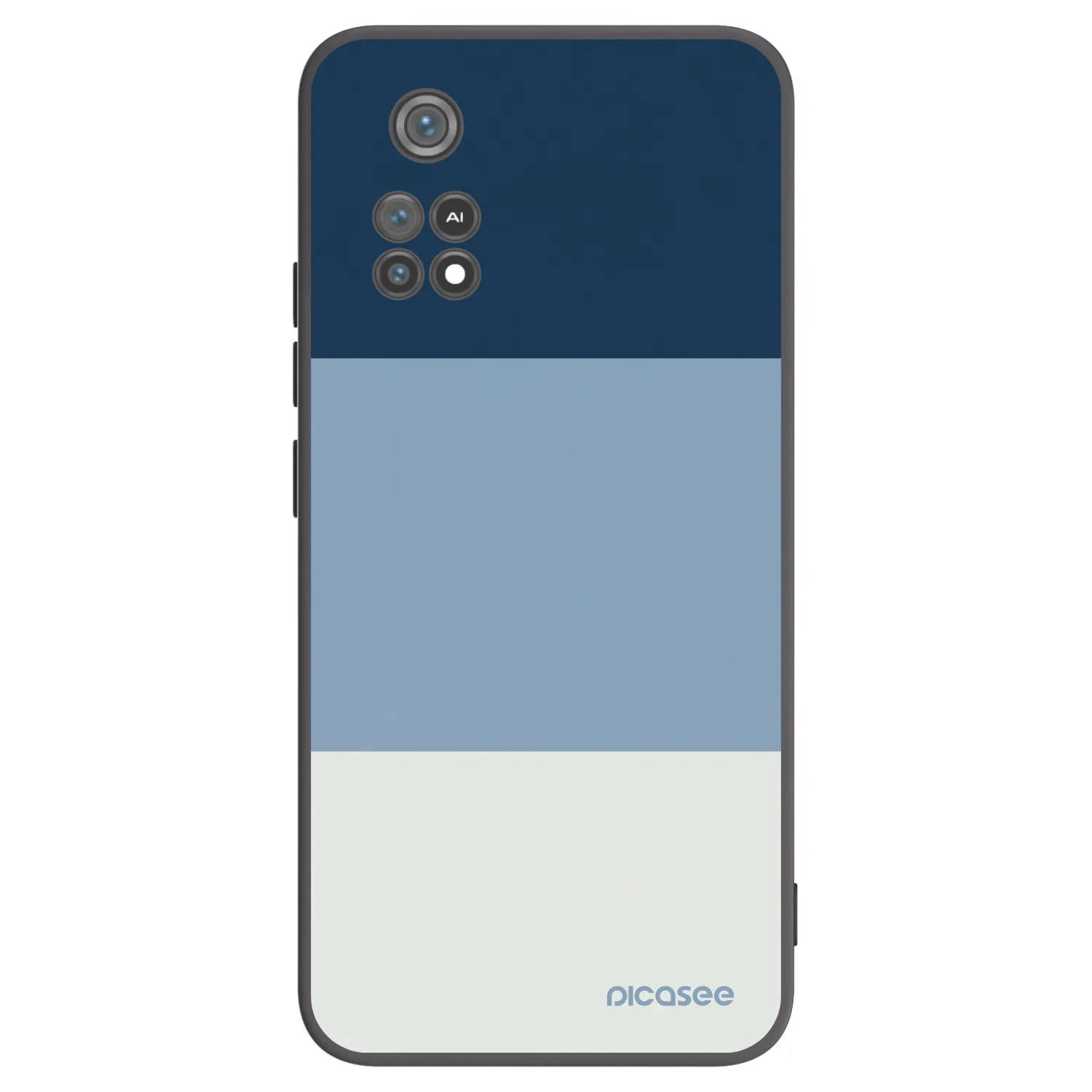 Picasee crna silikonska maskica za Xiaomi Poco M4 Pro - Coastal Blue