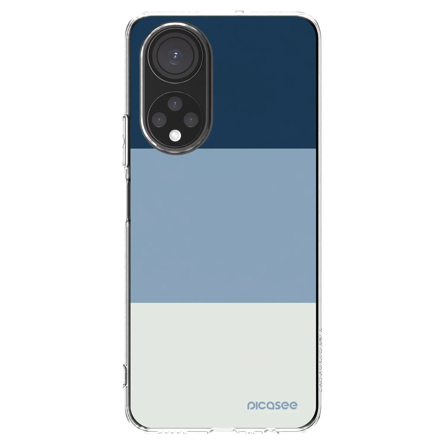 Picasee silikonska prozirna maskica za Honor X7 - Coastal Blue