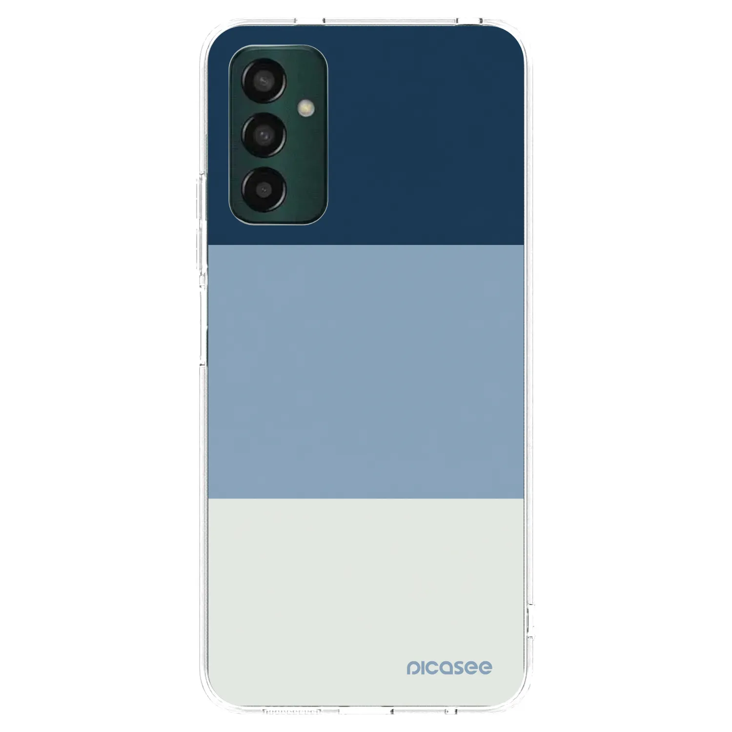 Picasee silikonska prozirna maskica za Samsung Galaxy M23 5G - Coastal Blue