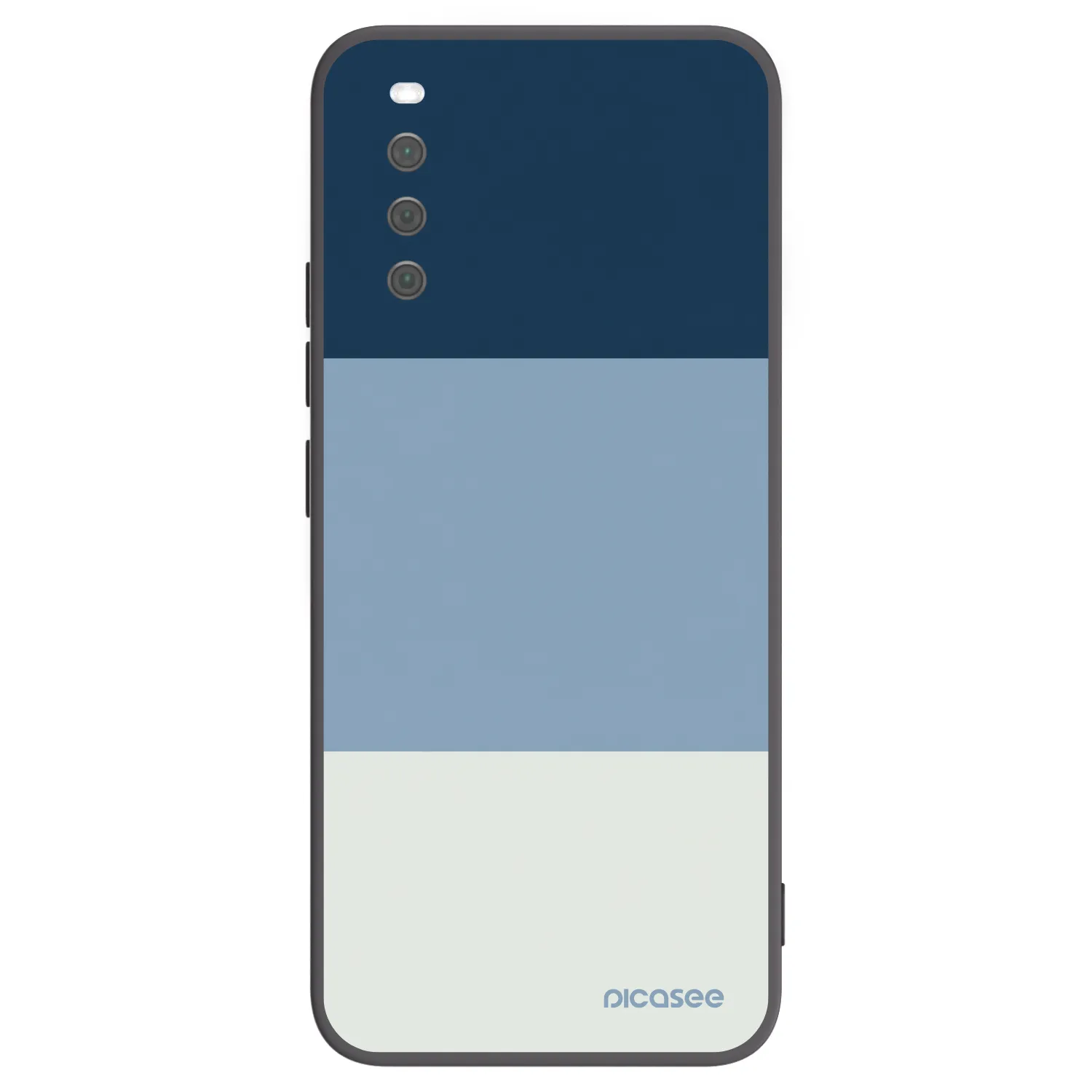 Picasee crna silikonska maskica za Sony Xperia 10 III - Coastal Blue