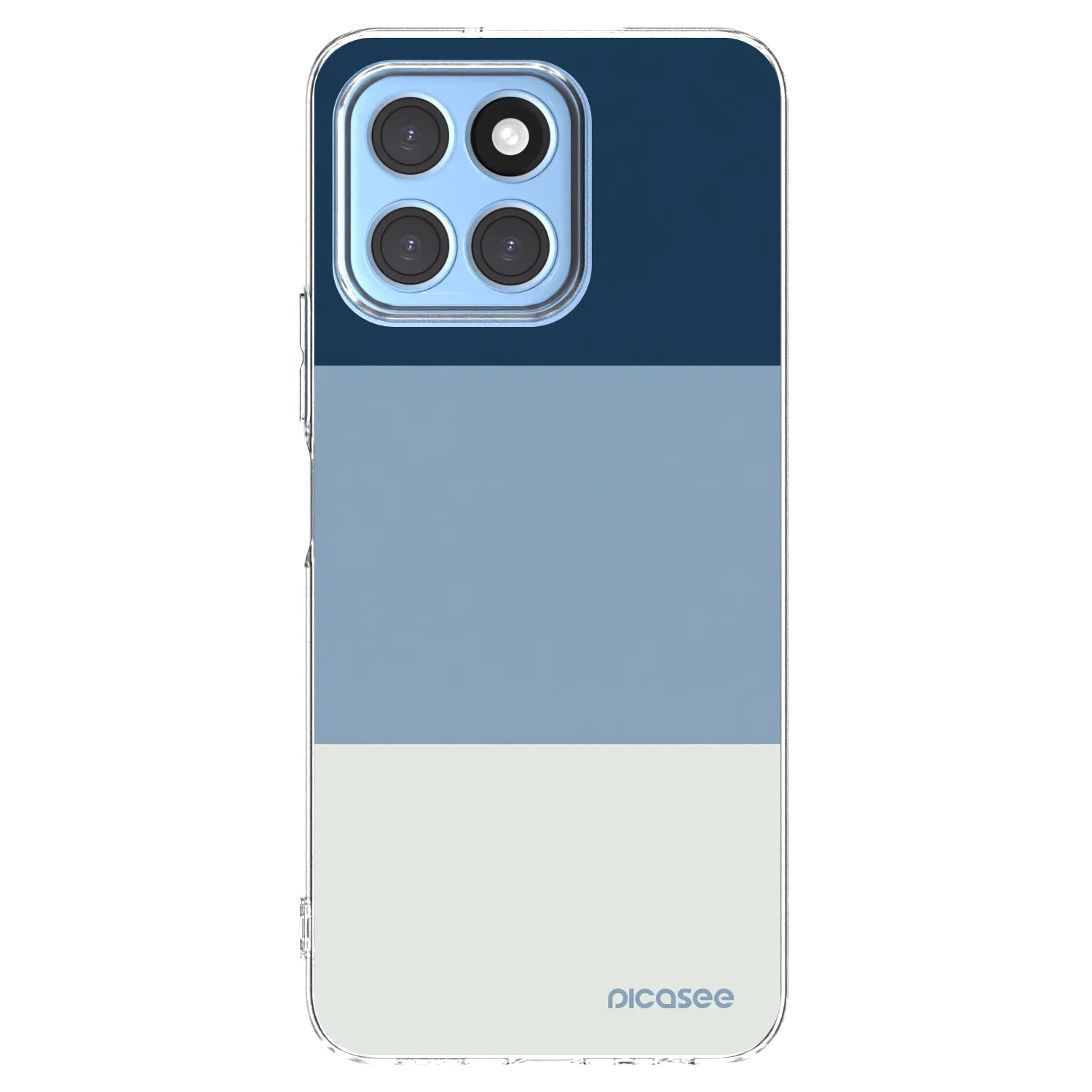 Picasee silikonska prozirna maskica za Honor X8 5G - Coastal Blue