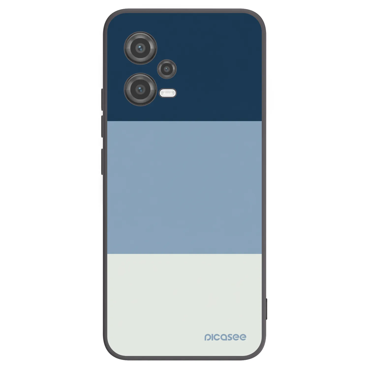 Picasee crna silikonska maskica za Xiaomi Poco X5 - Coastal Blue