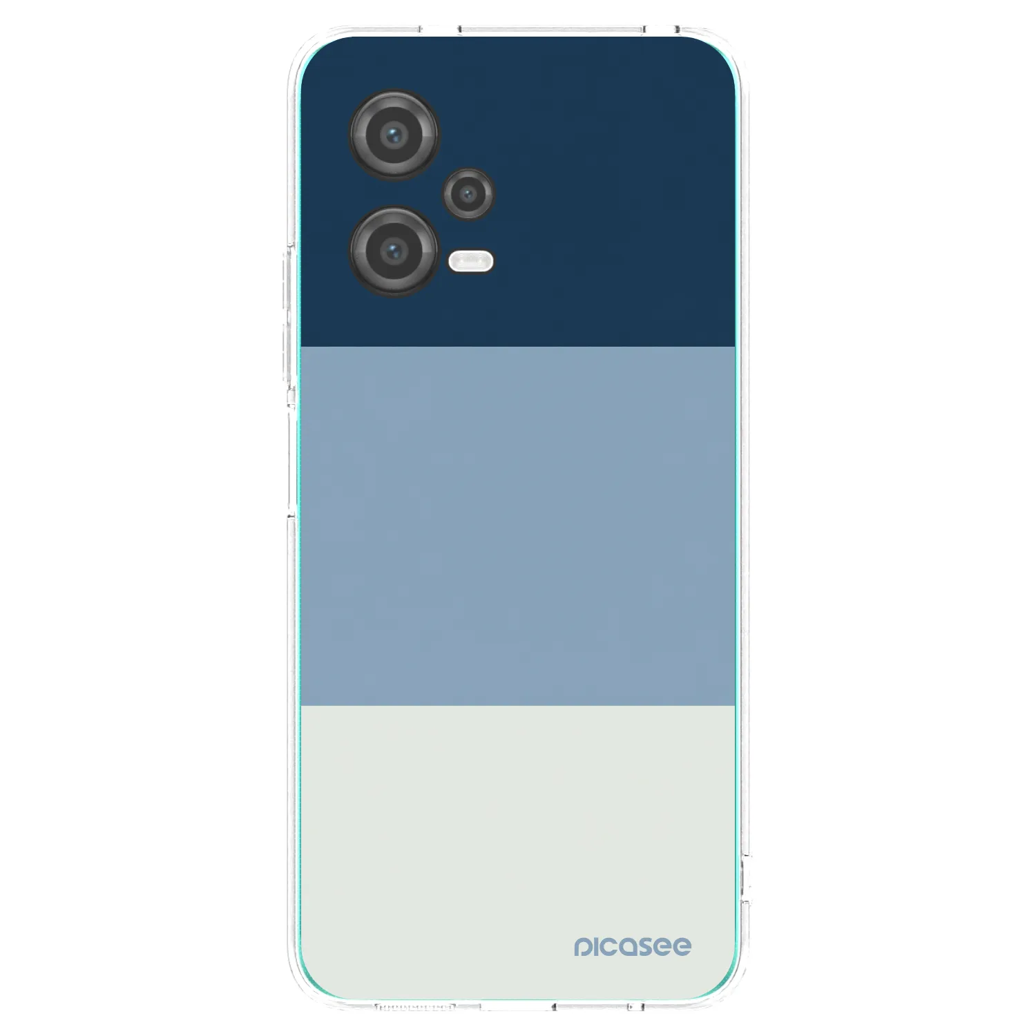 Picasee silikonska prozirna maskica za Xiaomi Poco X5 - Coastal Blue
