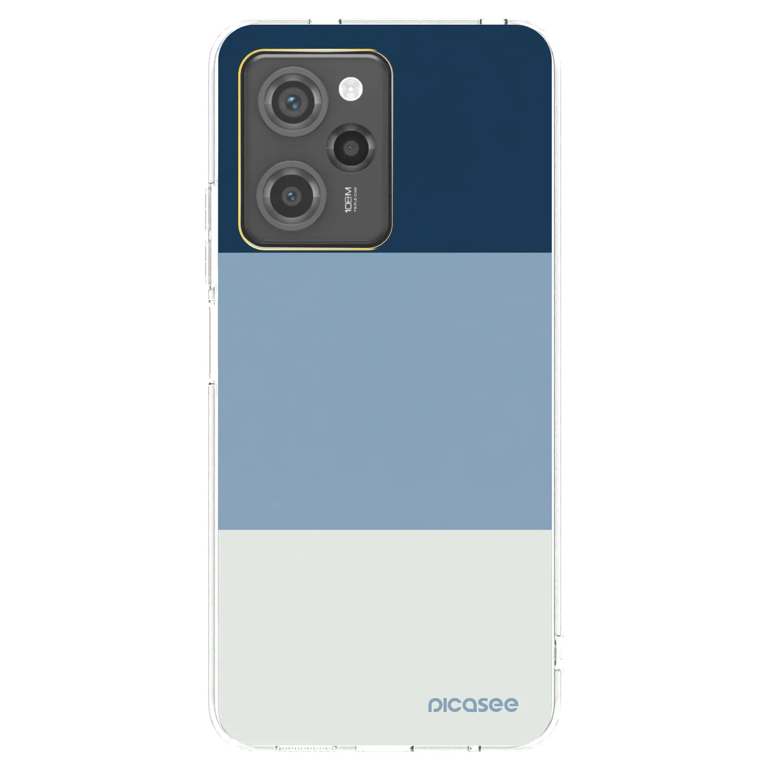 Picasee crna silikonska maskica za Xiaomi Poco X5 Pro - Coastal Blue
