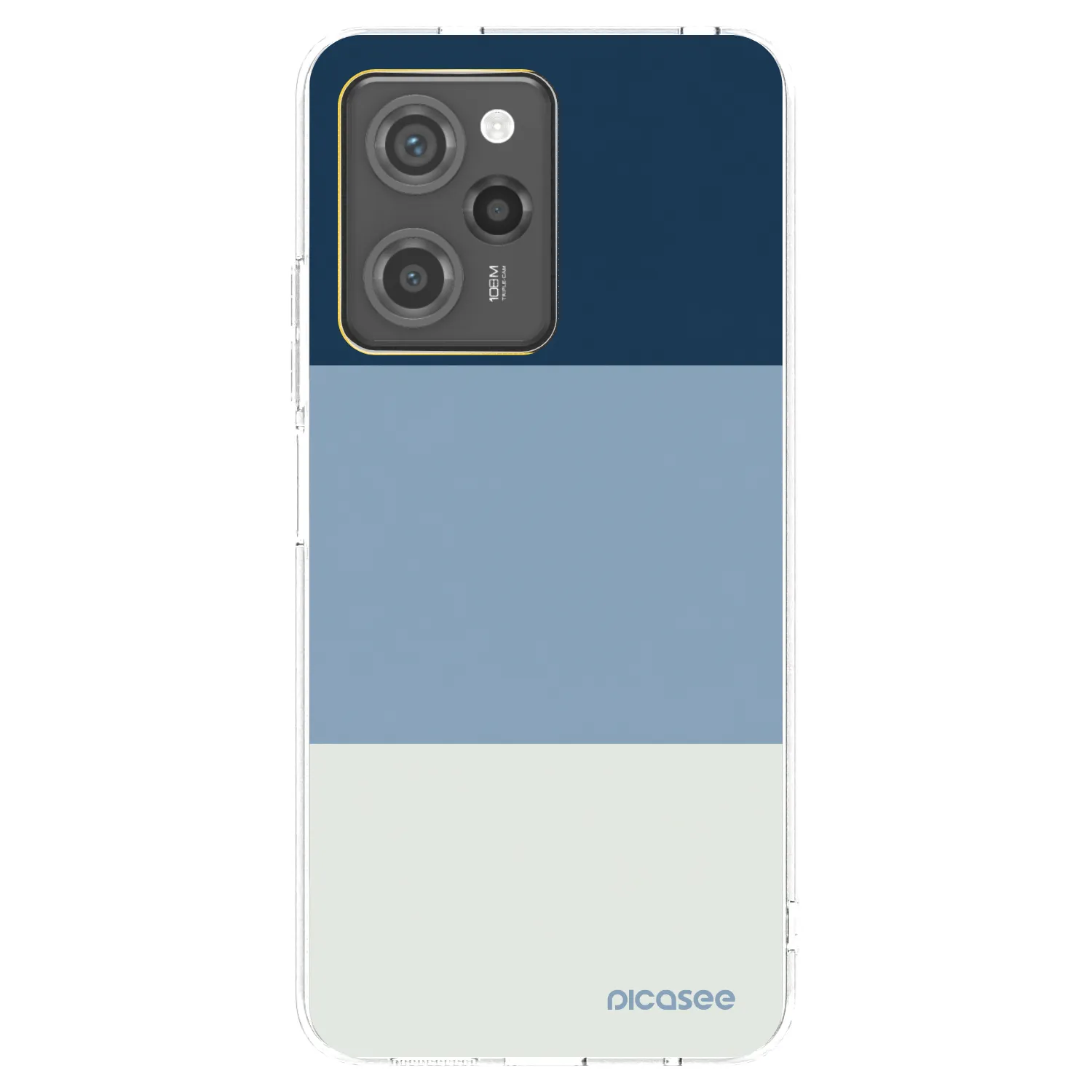 Picasee silikonska prozirna maskica za Xiaomi Poco X5 Pro - Coastal Blue