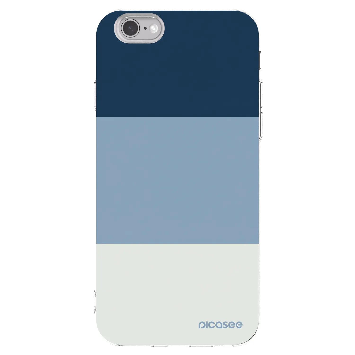Picasee silikonska prozirna maskica za Apple iPhone 6/6S - Coastal Blue
