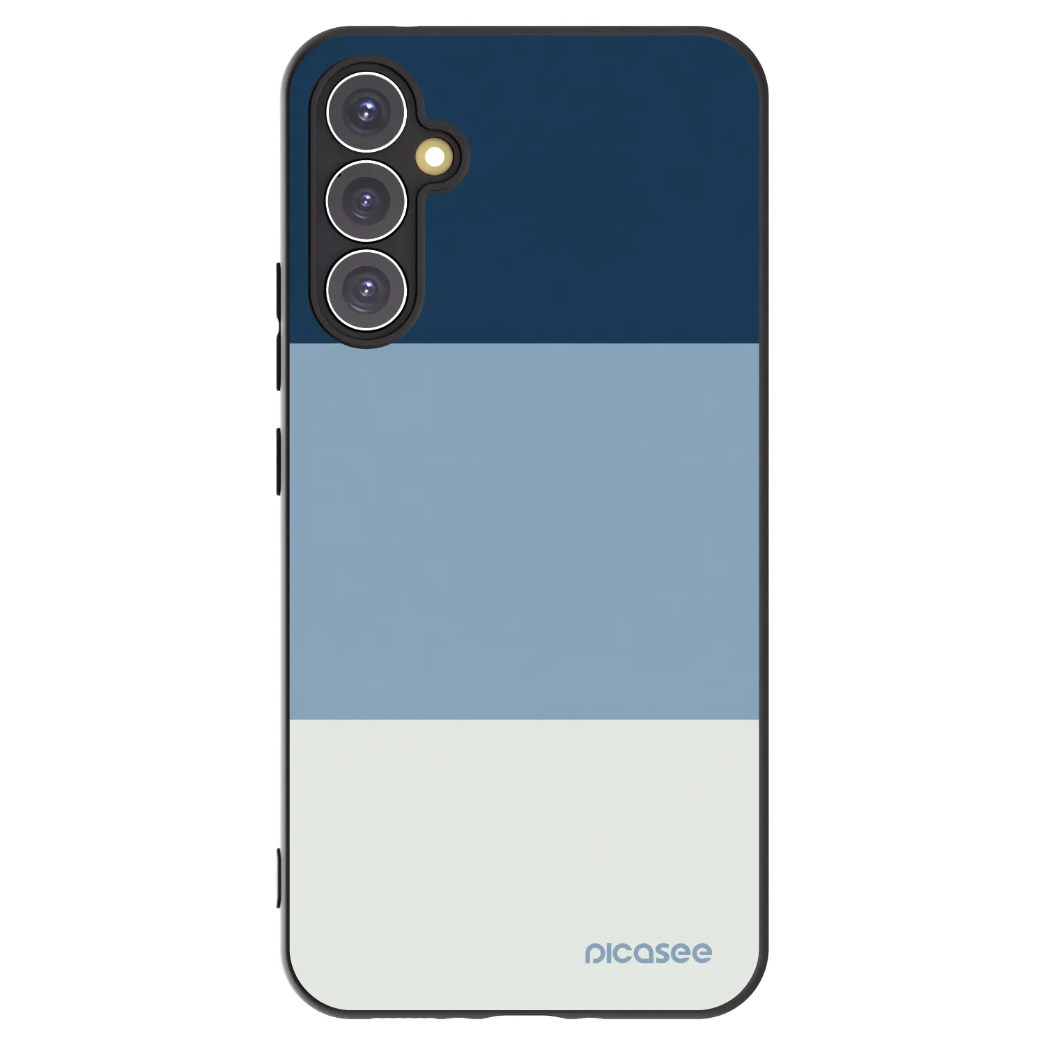 Picasee crna silikonska maskica za Samsung Galaxy A34 5G A346B - Coastal Blue